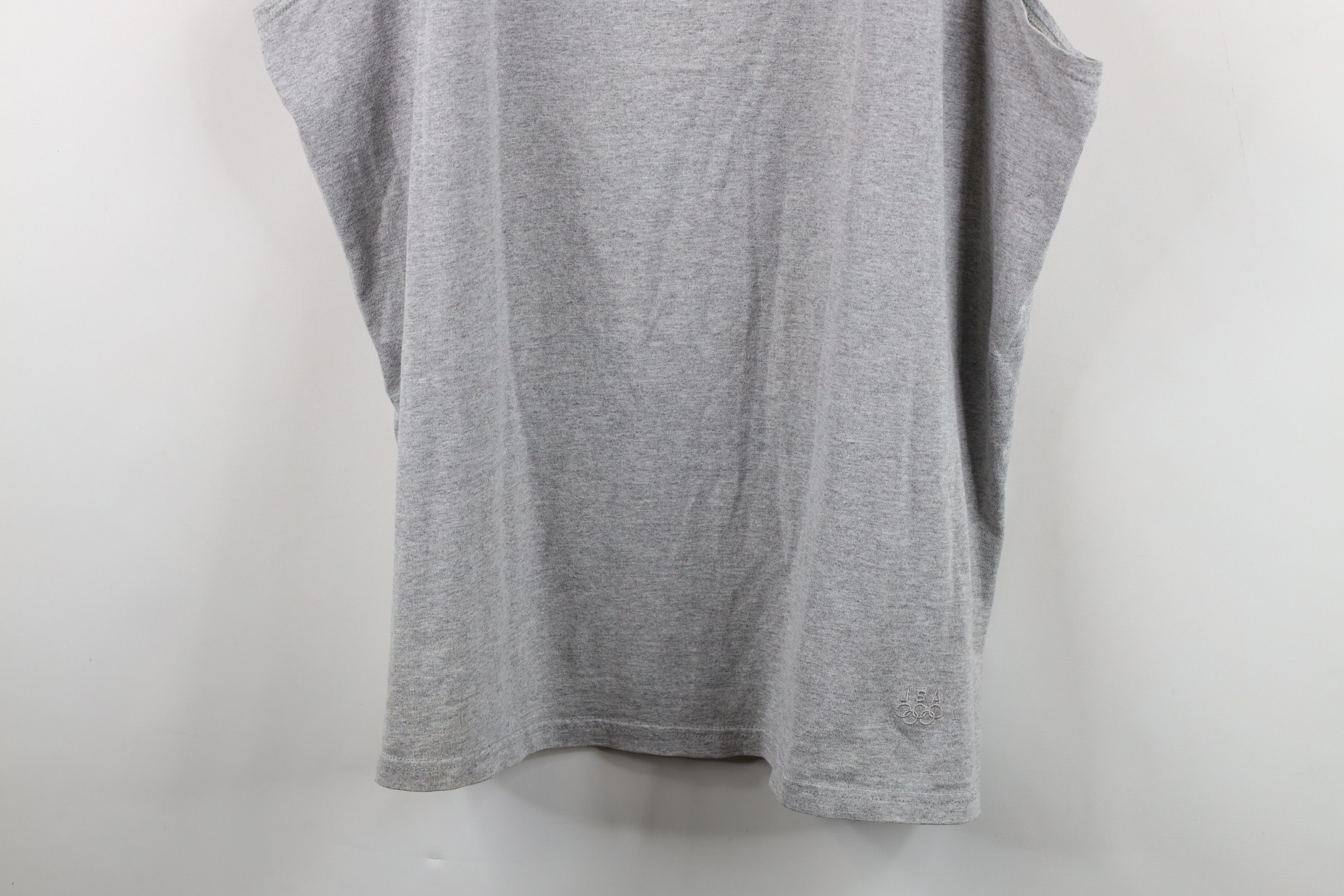 Vintage Vintage 90s USA Olympics Tank Top T-Shirt Heather Gray USA Size US XL / EU 56 / 4 - 3 Thumbnail
