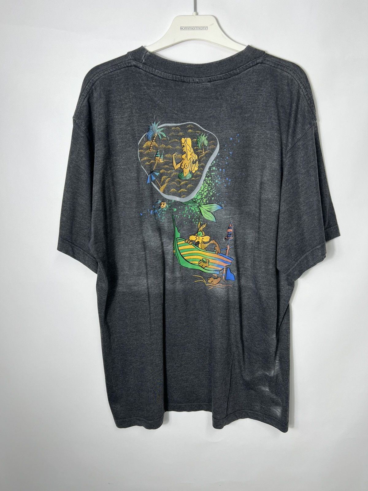 Vintage Vintage 90s streetwear surf Les Chacals Majorque T-shirt Size US L / EU 52-54 / 3 - 5 Thumbnail