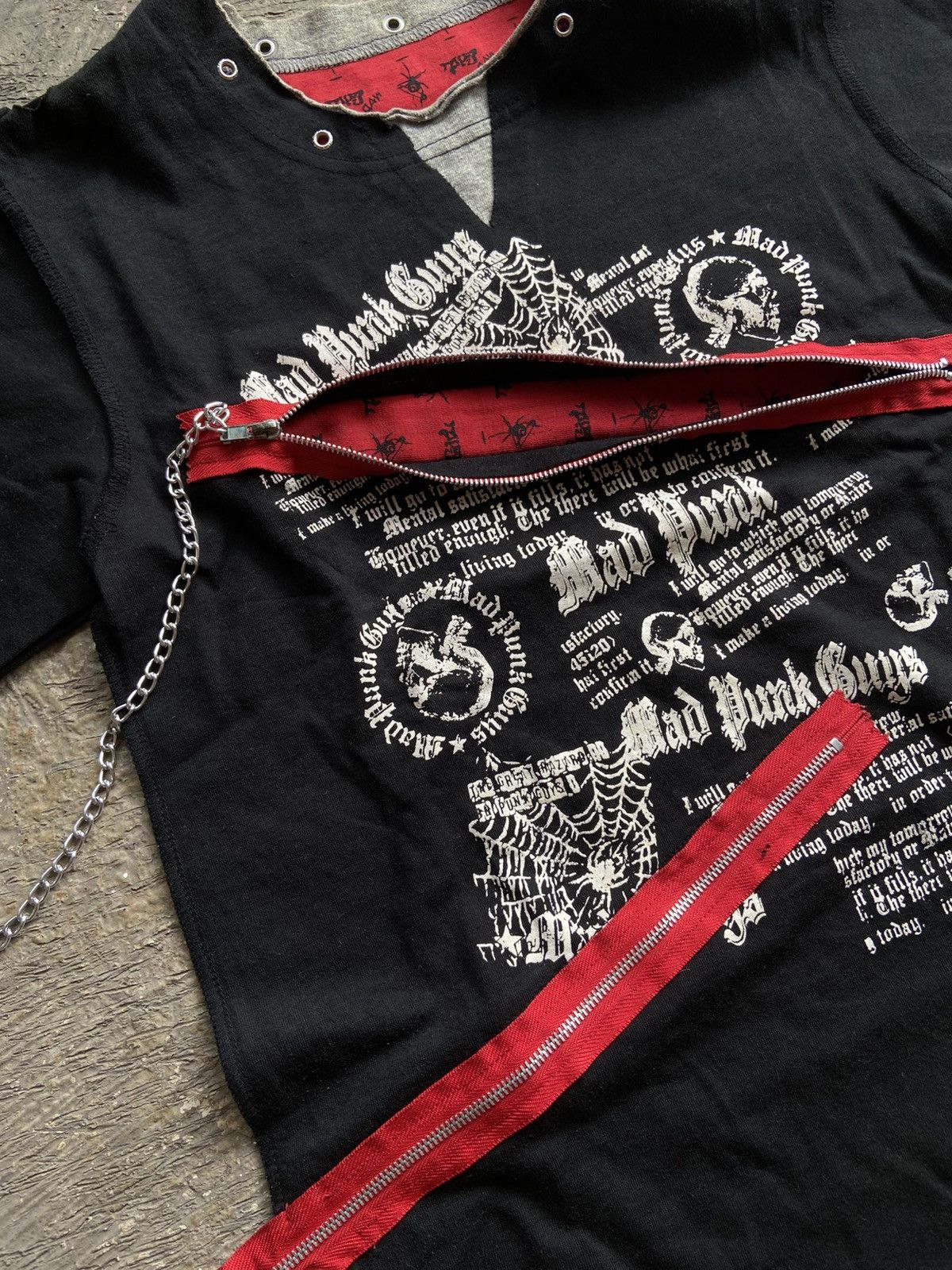 14th Addiction 2000s Mad Girl - Vkei Style Poem Punk T-Shirt Size M / US 6-8 / IT 42-44 - 7 Thumbnail