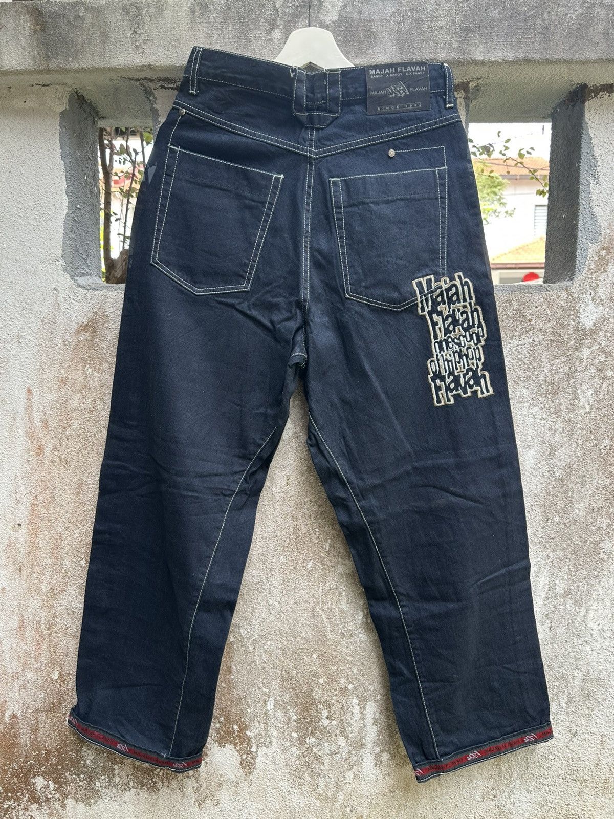 Japanese Brand Six Shooter PRELUDE Baggy Flared Denim | Grailed