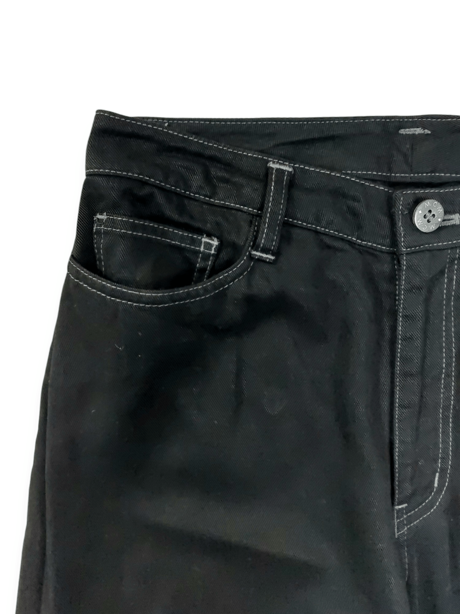 MCM Embroidered Logo MCM Cupra Pants Japan Made Size 26" / US 2 / IT 38 - 8 Thumbnail