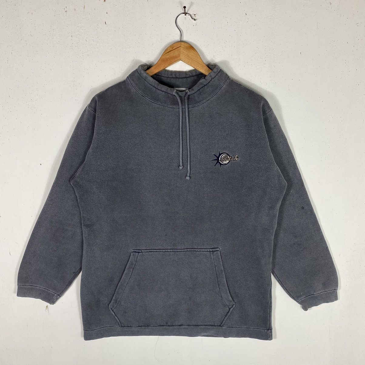 Vintage Vintage 90's BITCH SKATEBOARDS Skatewear Pullover Sweatshirt Size US M / EU 48-50 / 2 - 2 Thumbnail