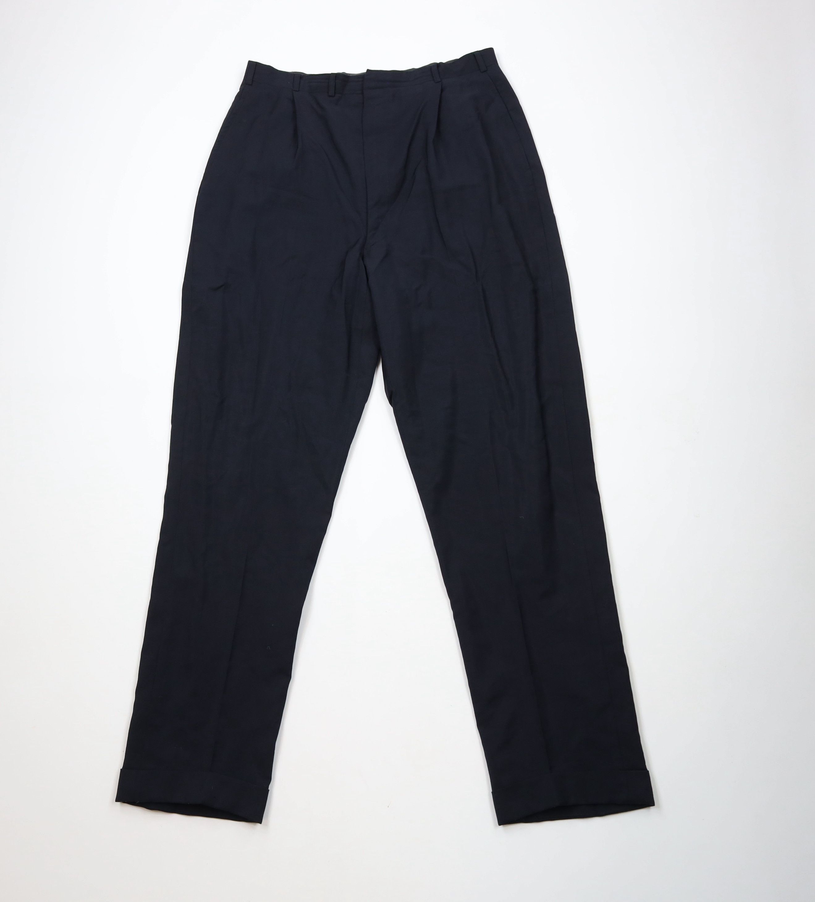 Vintage Vintage 50s Rockabilly Gabardine Cuffed Chino Pants USA Size US 32 / EU 48 - 1 Thumbnail