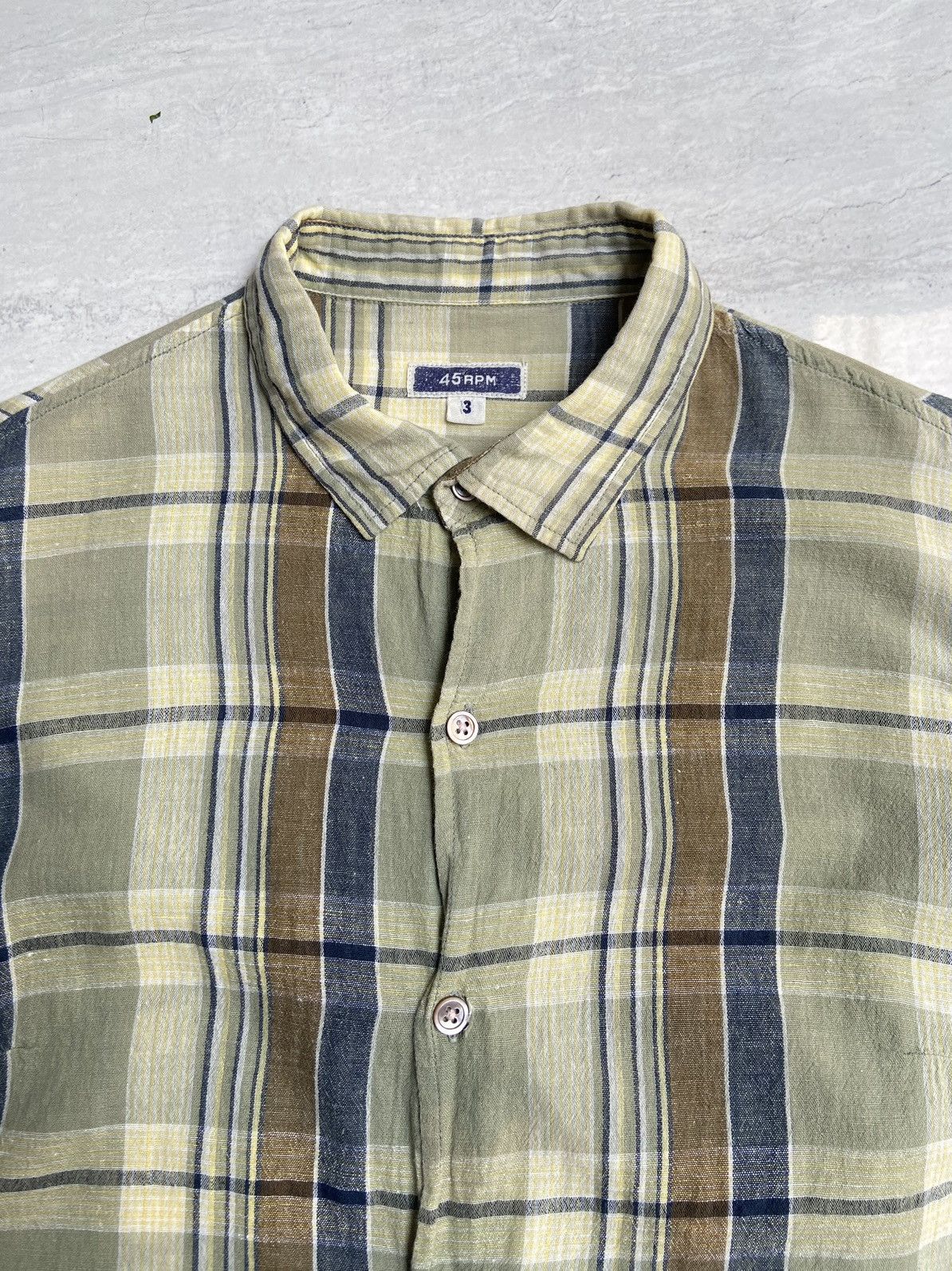 45rpm 45RPM Plaid Shirt Size US XS / EU 42 / 0 - 9 Thumbnail