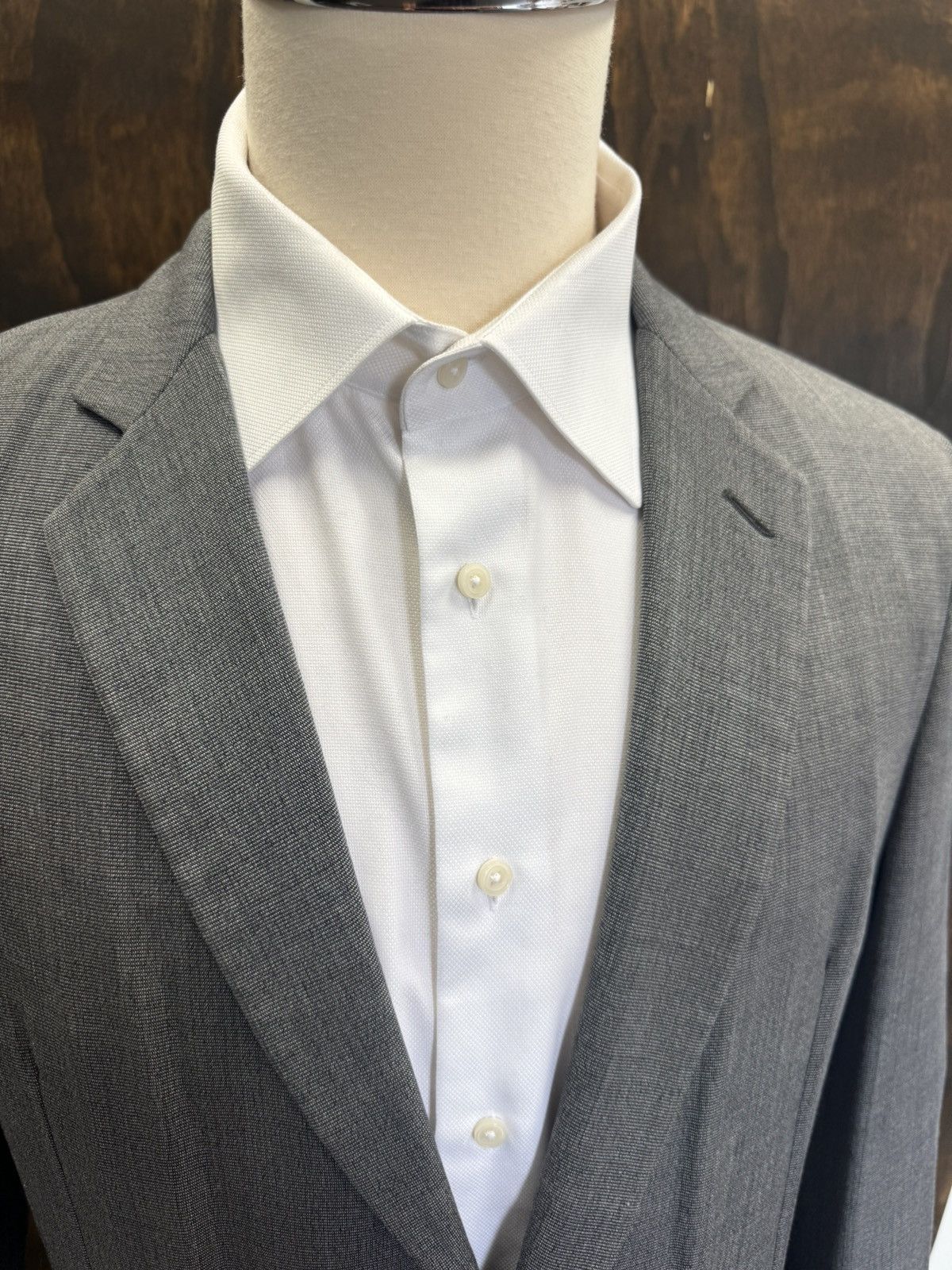 Black Label × Giorgio Armani Giorgio ARMANI Black Label Wool Silk Blend Jacket Size 40R - 2 Thumbnail