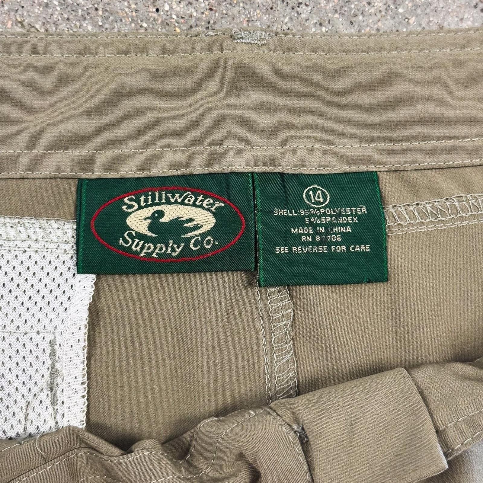Designer Vtg 90s Stillwater Supply Co Shorts Womens 14 Beige Outdoor Size 36" / US 14 / IT 50 - 2 Thumbnail