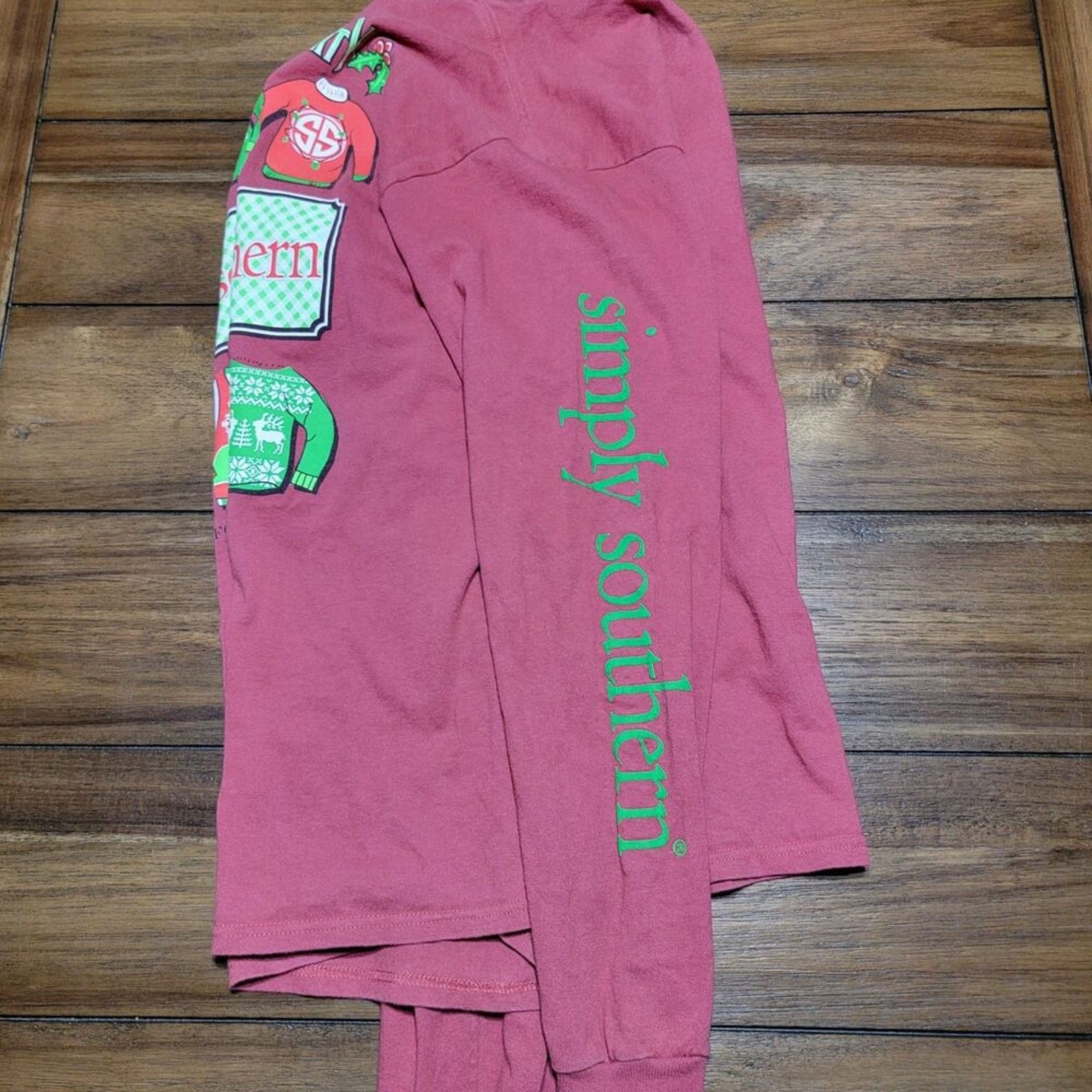Other Simply Southern LS Unisex Tee "Tacky Sweater Party" - Medium Size M / US 6-8 / IT 42-44 - 3 Thumbnail