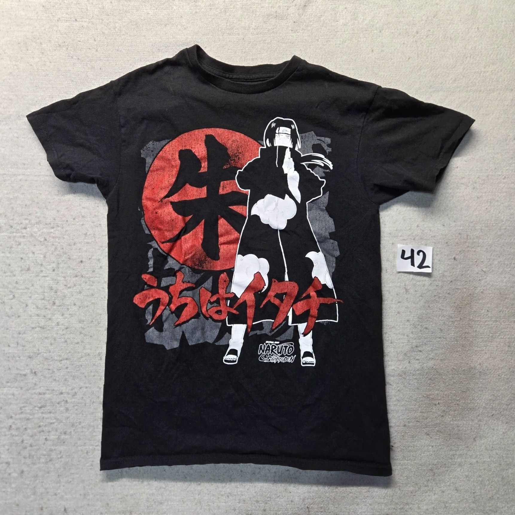 Vintage VINTAGE Naruto Shippuden Shirt Adult S Black Short Sleeve Men S Naruto Shippuden Tee Black S Small Size US S / EU 44-46 / 1 - 2 Thumbnail