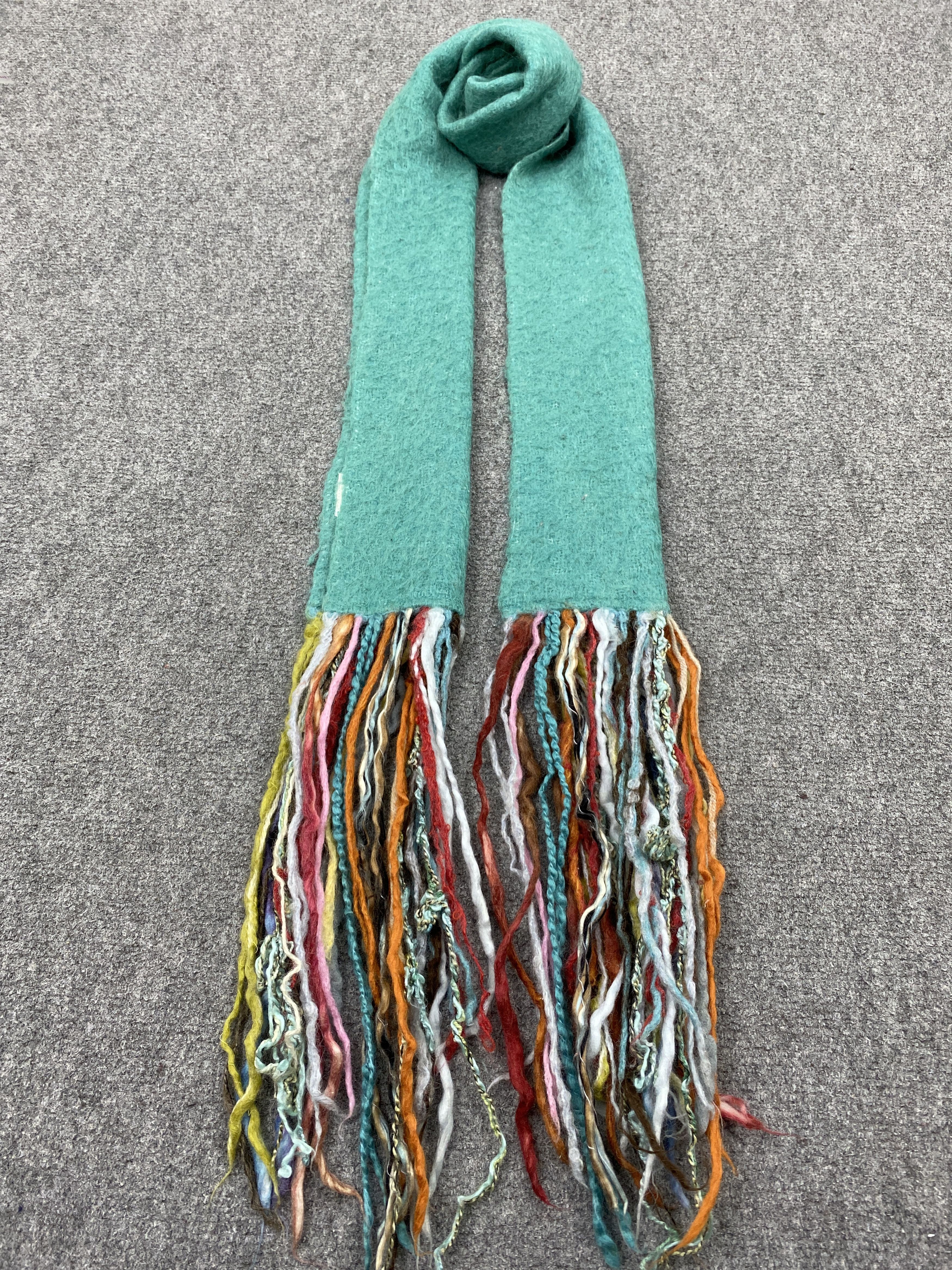 Japanese Brand × Other Plain Japanese Mohair Scarf / Muffler / Neckwear -SC0110 Size ONE SIZE - 1 Thumbnail