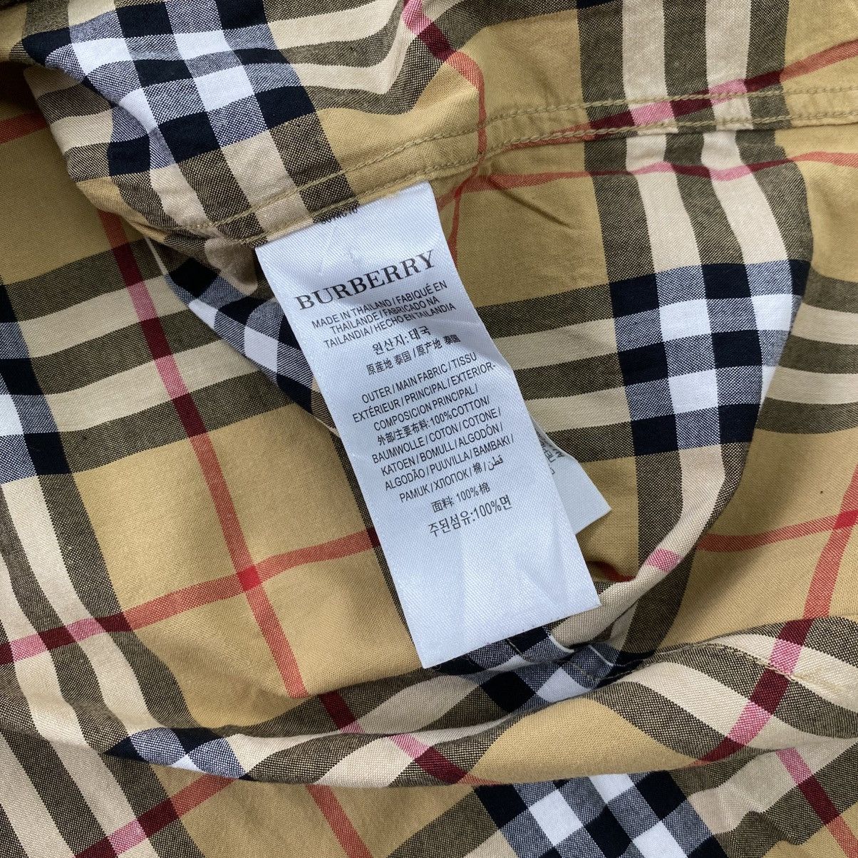 Burberry Burberry London Nova Check Plaid Button Up Shirt Luxury Size US S / EU 44-46 / 1 - 8 Thumbnail