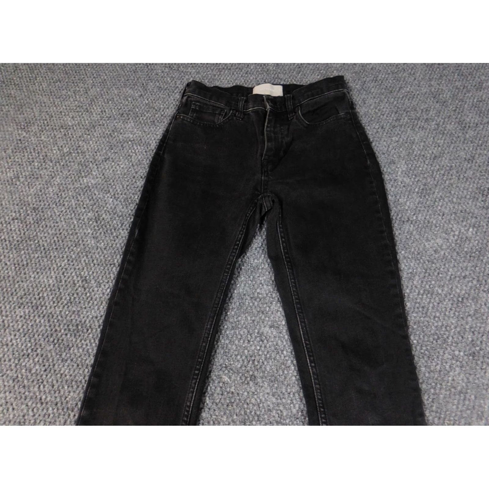 Everlane Everlane Jeans skinny Womens 24 black Denim Slim Pockets Zipper Regular 26in Inseam Jeans Womens Size 42" / US 20 - 7 Thumbnail