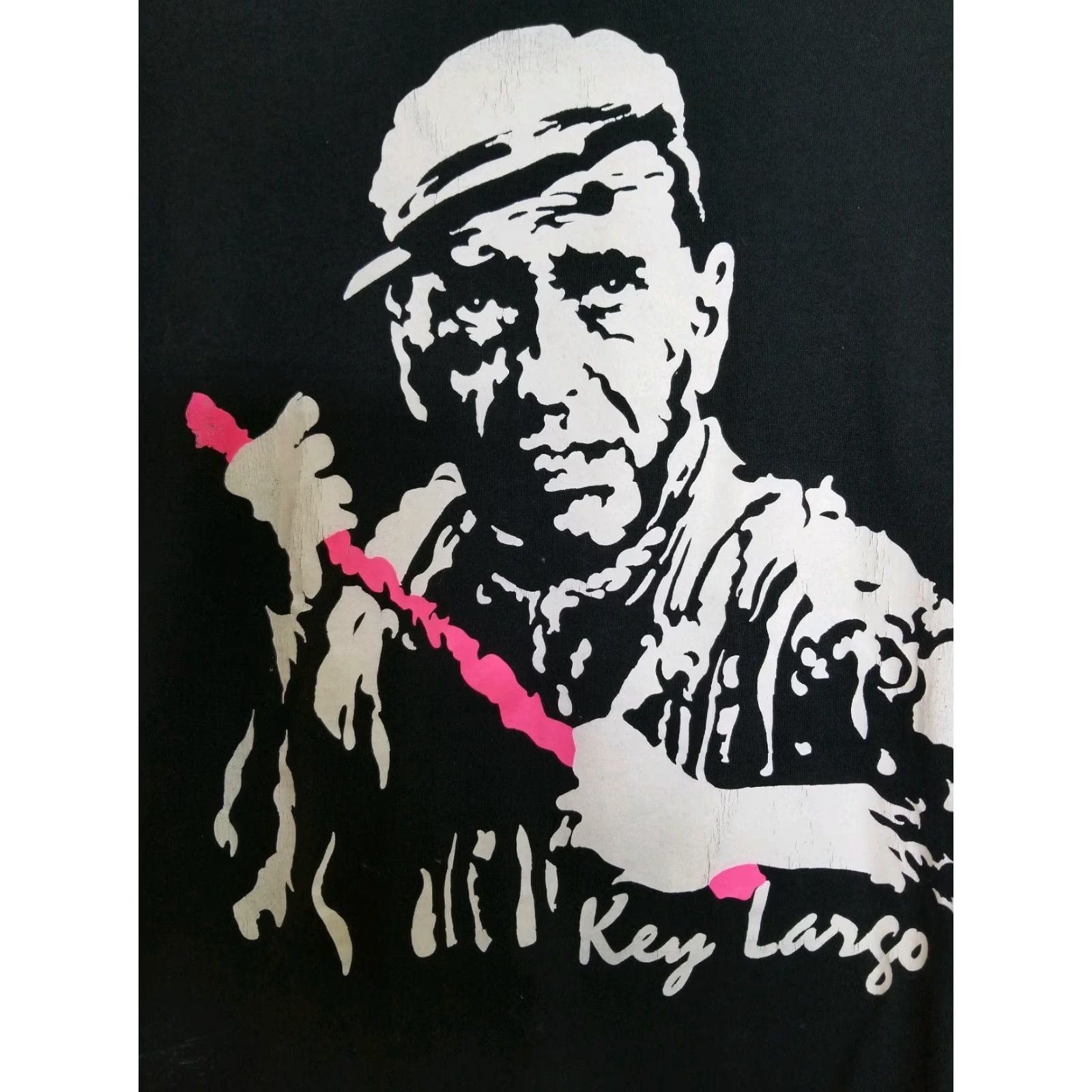 Vintage VINTAGE 90s Key Largo Warrior T Shirt Size M Black Size US M / EU 48-50 / 2 - 2 Thumbnail