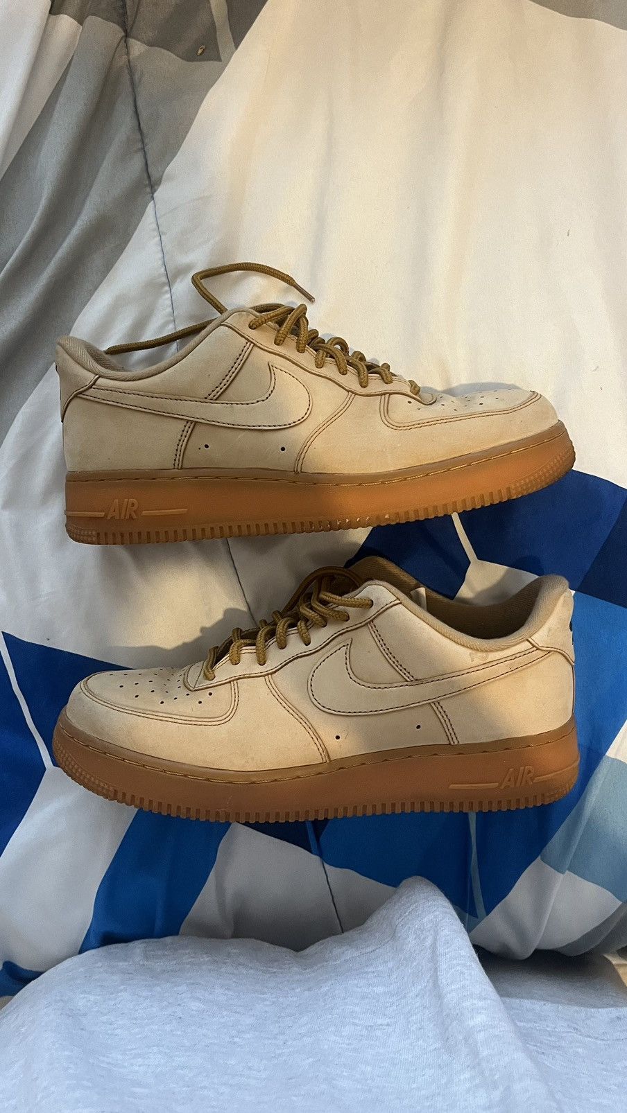 Nike Air Force "Flax" 2017 Size US 8 / EU 41 - 2 Thumbnail