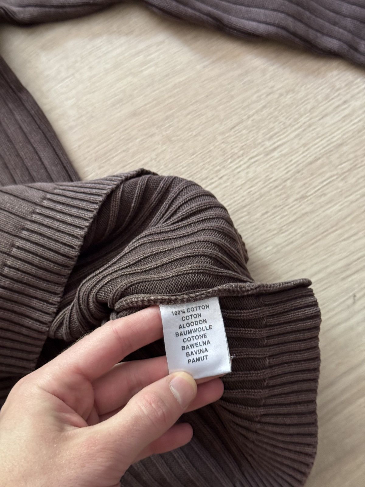 Vintage Vintage 00’s y2k Brown Archival Japanese Sweater Size US M / EU 48-50 / 2 - 4 Thumbnail