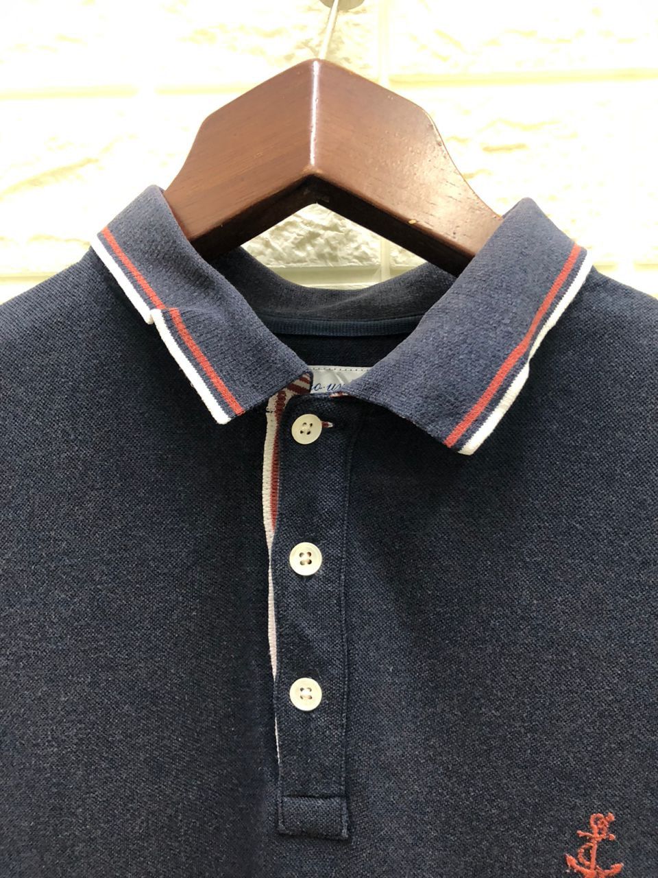 Japanese Brand vintage Nano Universe Buttoned Polo Tee Size US M / EU 48-50 / 2 - 5 Thumbnail