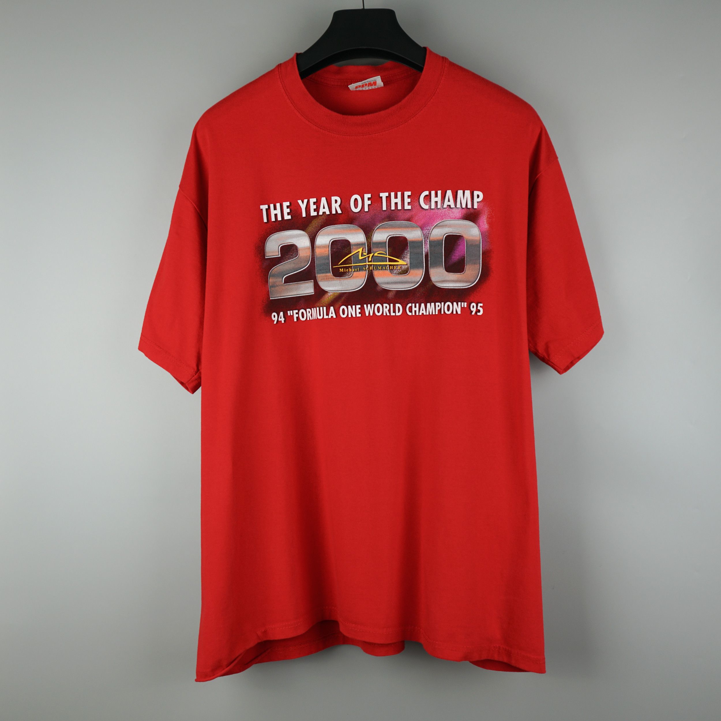 Ferrari × Formula 1 × Vintage Vintage 2000 Michael Schumacher T-Shirt Size US XL / EU 56 / 4 - 1 Thumbnail