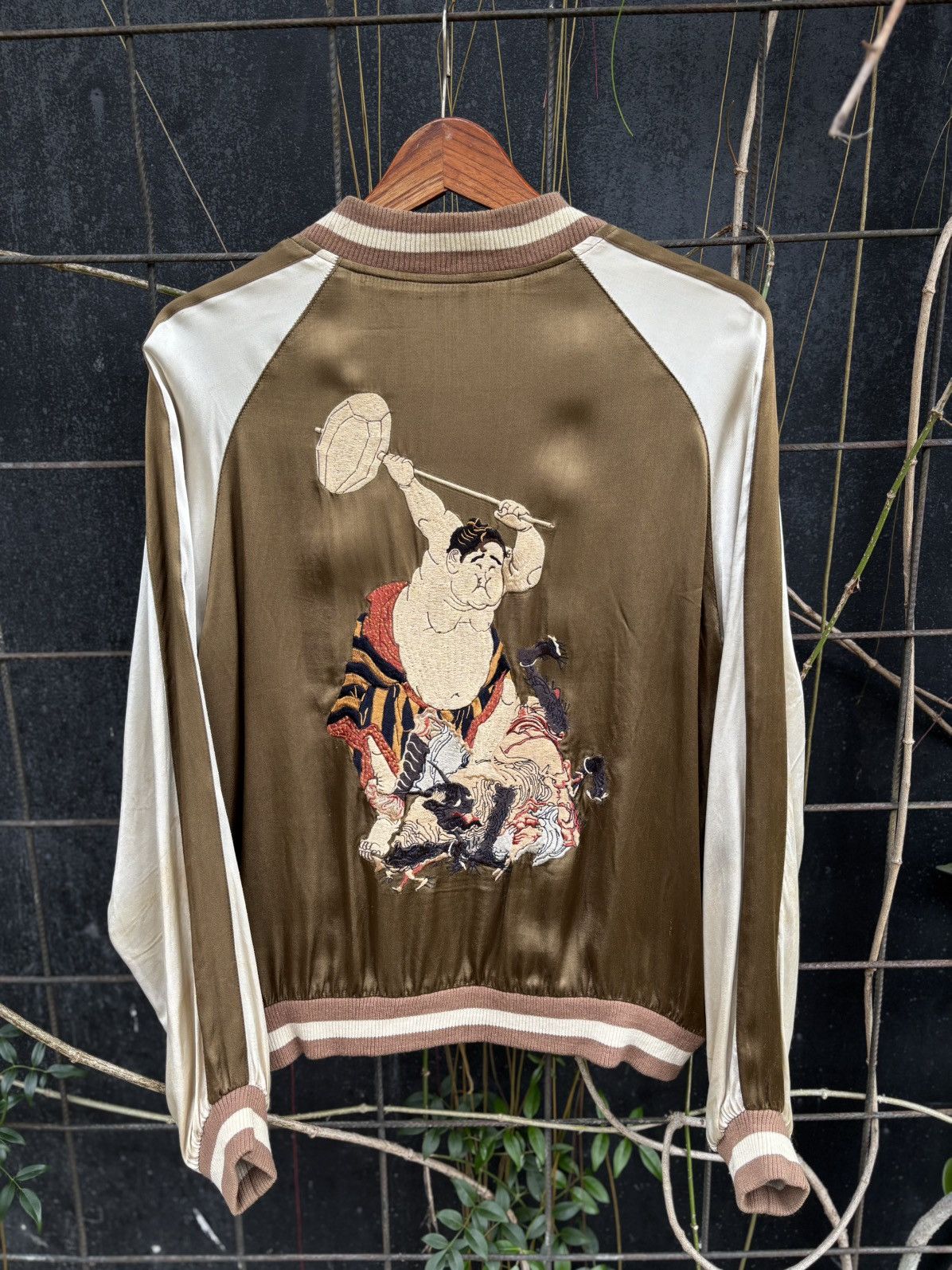 Japanese Brand Japanese Classic Script Hyakka Ryoran Reversible Kintaro jkt Size US M / EU 48-50 / 2 - 13 Thumbnail