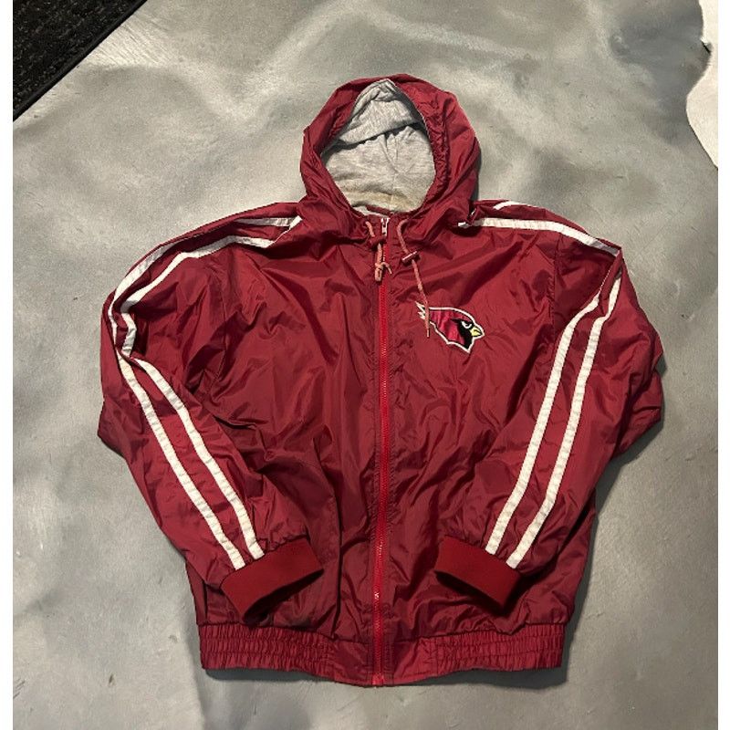 NFL 90s Arizona Cardinals NFL Gameday Hooded Jacket Mens M Red Size US M / EU 48-50 / 2 - 1 Thumbnail