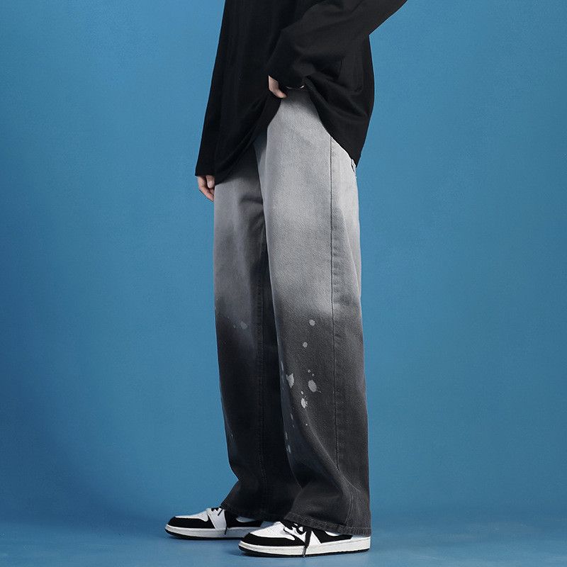 Japanese Brand × Jean Loose high street straight tie dye jeans Size US 32 / EU 48 - 1 Thumbnail