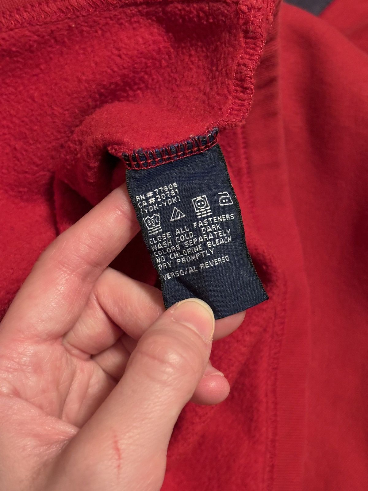 Tommy Hilfiger × Tommy Jeans × Vintage Tommy ¼ Zip Pullover Sweatshirt Jumper Vintage Hilfiger Size US XL / EU 56 / 4 - 6 Thumbnail