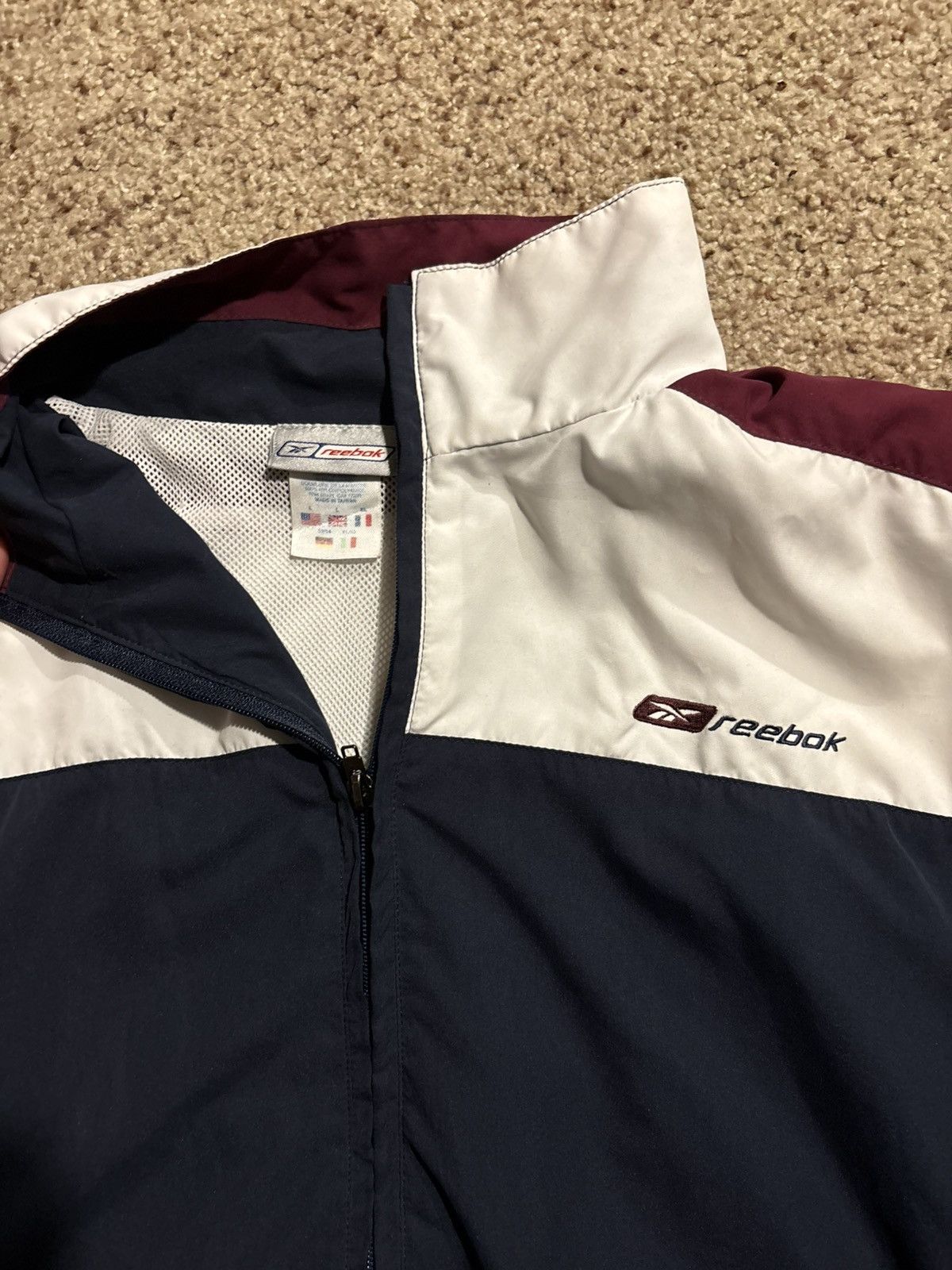 Reebok Vintage Reebok Windbreaker Size US L / EU 52-54 / 3 - 2 Thumbnail