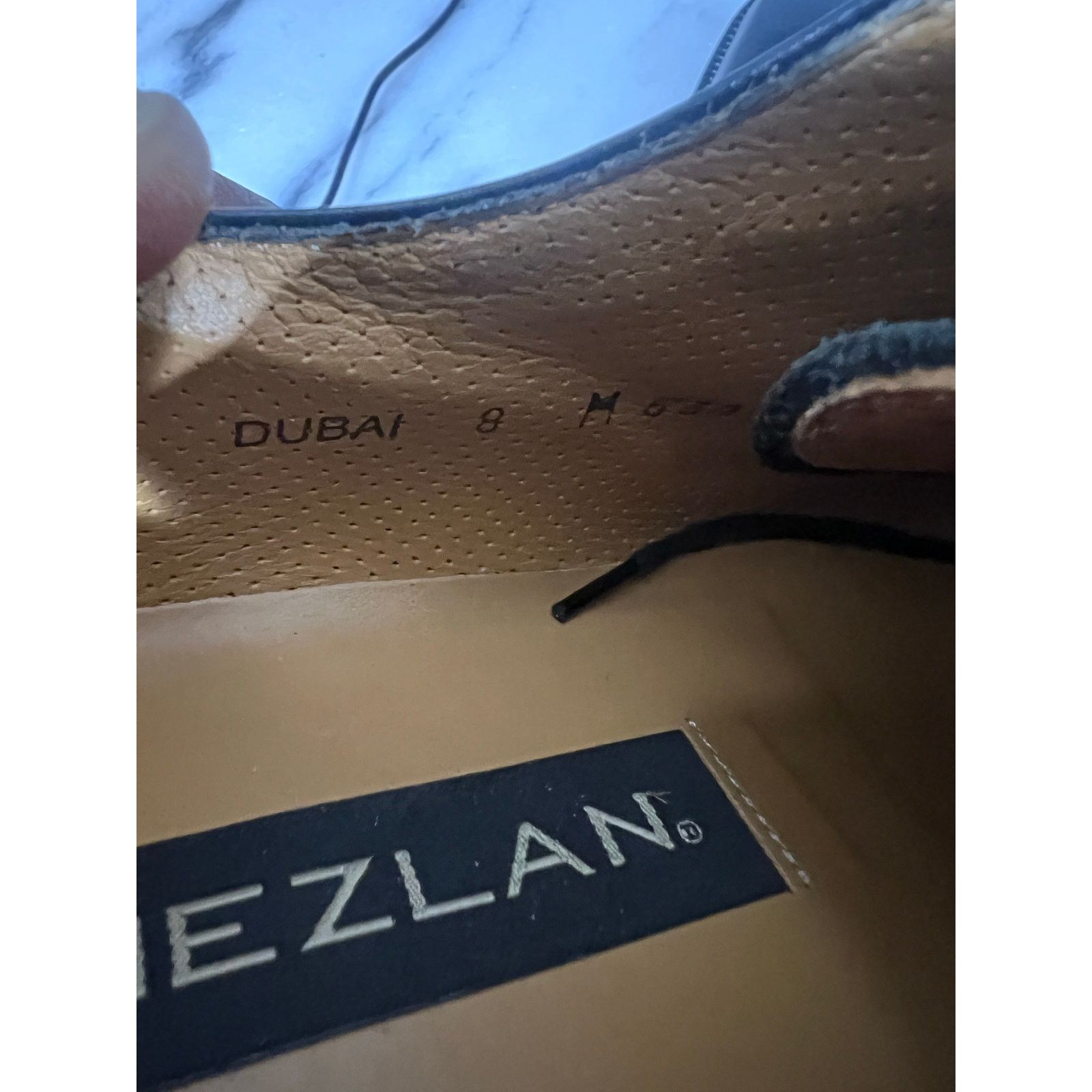 Mezlan Mezlan Dubai Black Woven Cap Toe Oxfor Dress Shoe Men’s Sz 8 Size US 8 / EU 41 - 9 Thumbnail