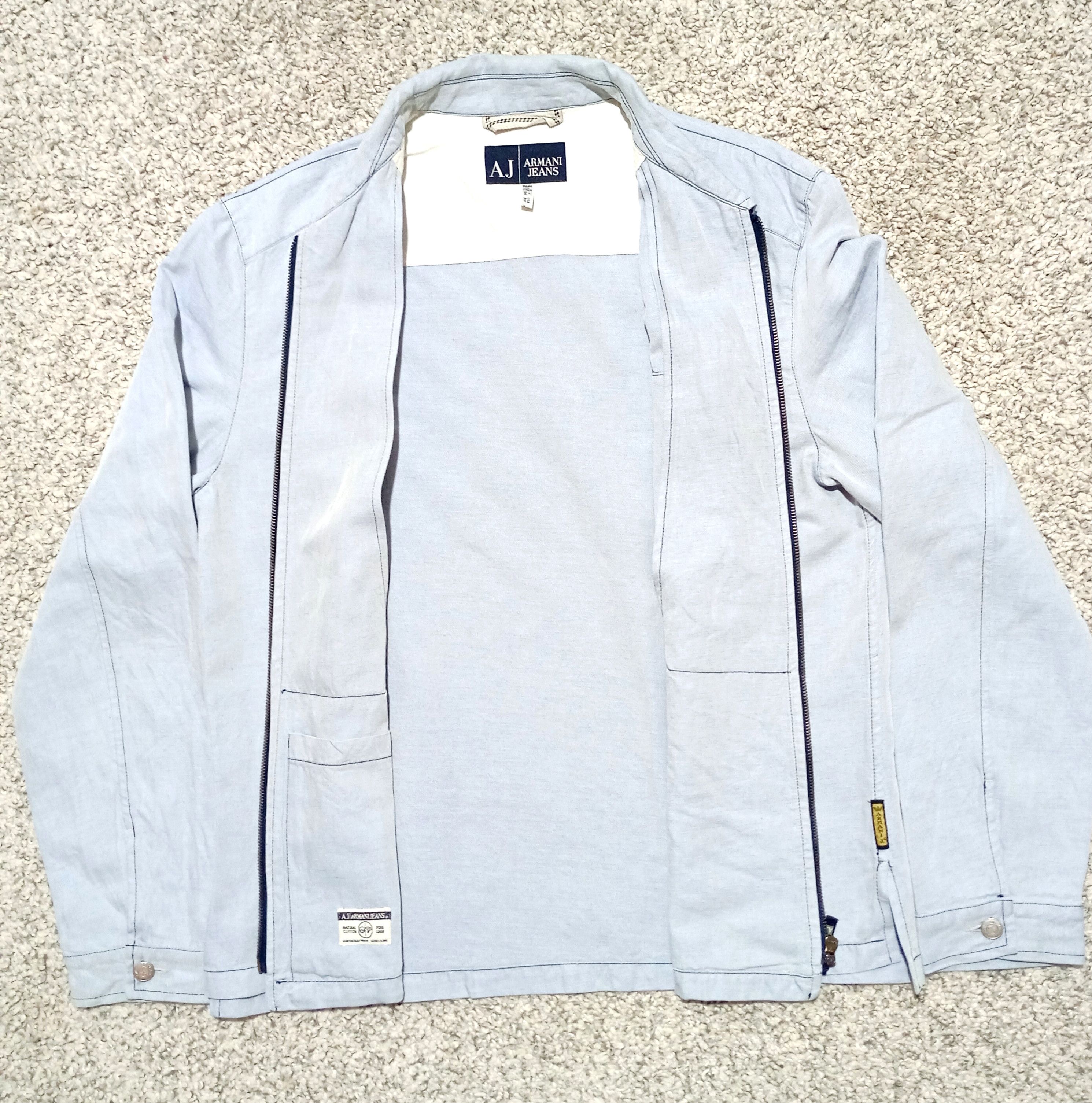 Armani Armani Jeans Vintage Light Jacket Size US L / EU 52-54 / 3 - 4 Thumbnail