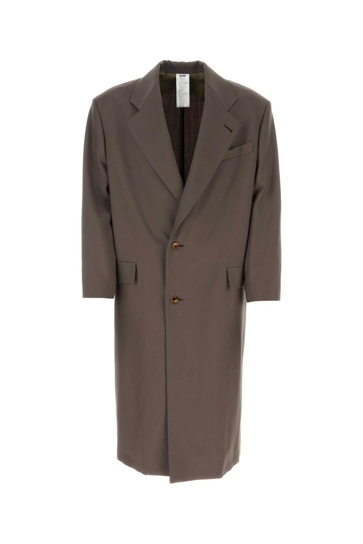image of Magliano Brown Wool Coat, Men's (Size Medium)