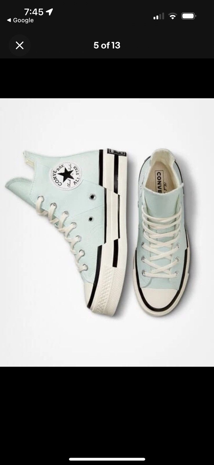 Converse Converse Chuck 70 Plus High Top Sneakers Size US 5 / IT 35 - 12 Thumbnail