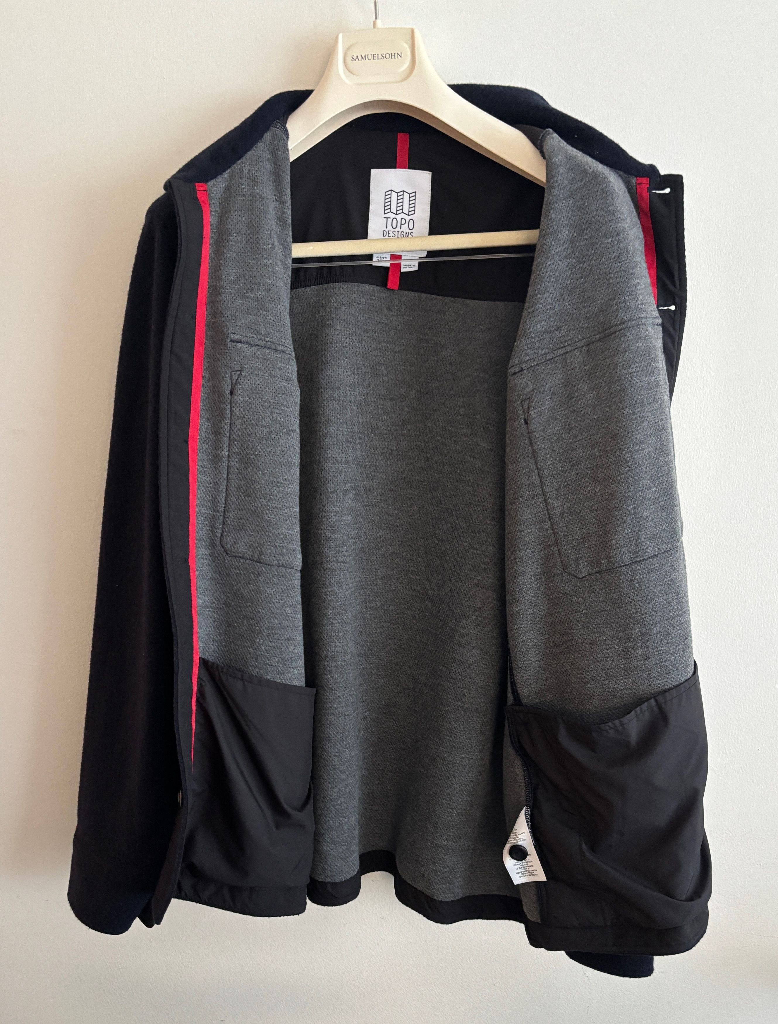 Topo Designs $170 Navy Blue Wool Shirt Jacket/ Shacket/ Overshirt - Large Size US L / EU 52-54 / 3 - 11 Thumbnail