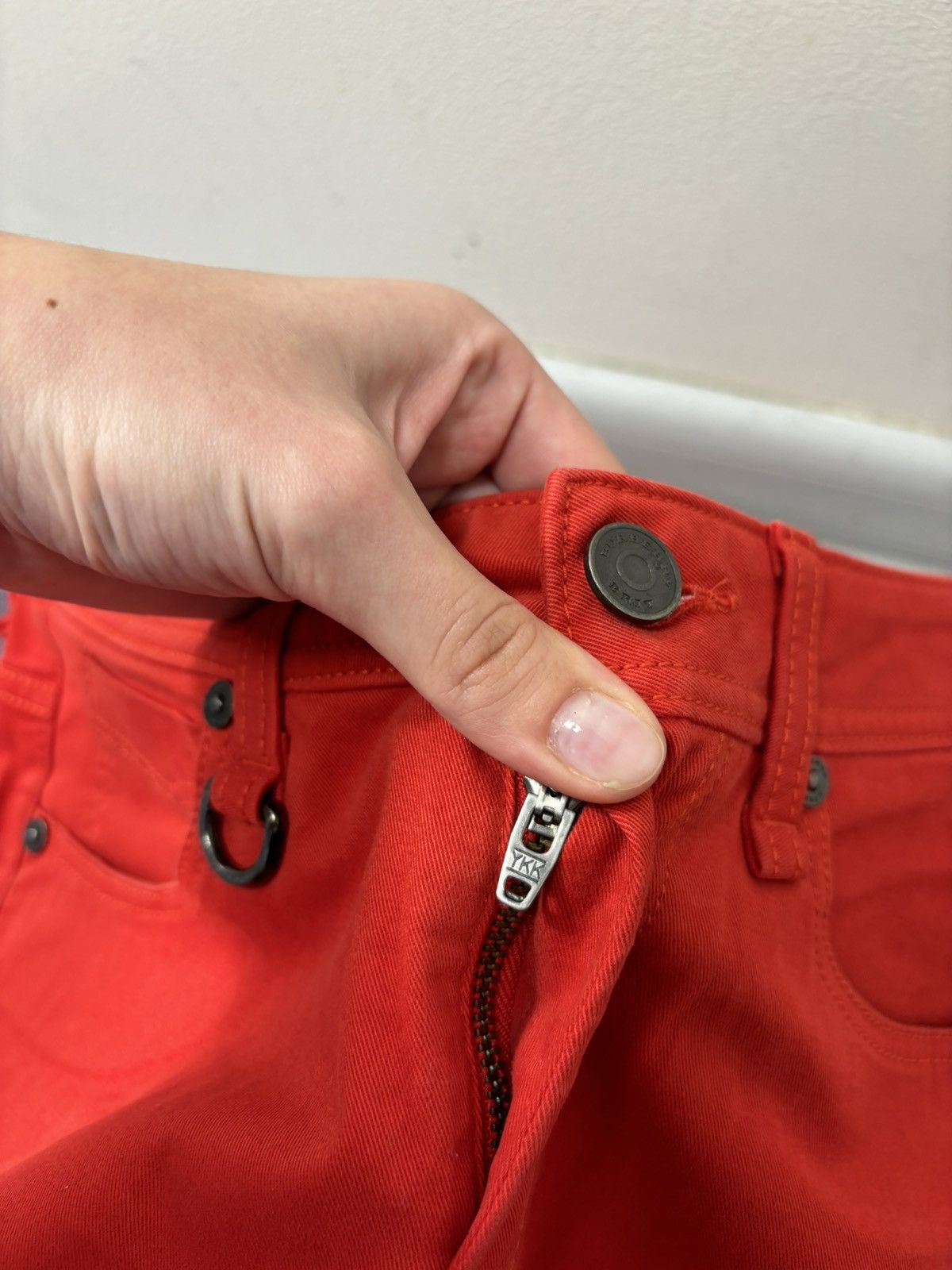 Burberry Burberry Brit Westbourne Women’s Red Skinny Ankle Jeans Size 25" / US 0 / IT 36 - 8 Thumbnail