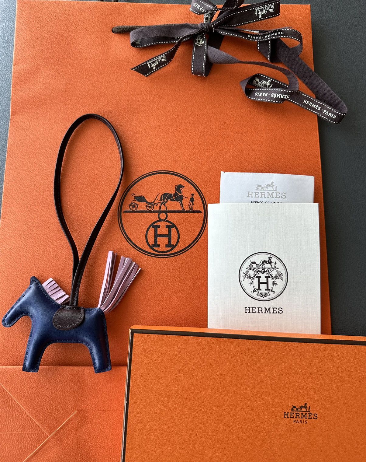 Hermes Brand New Super Rare Hermes Rodeo PM Leather Horse Charm Size ONE SIZE - 2 Thumbnail