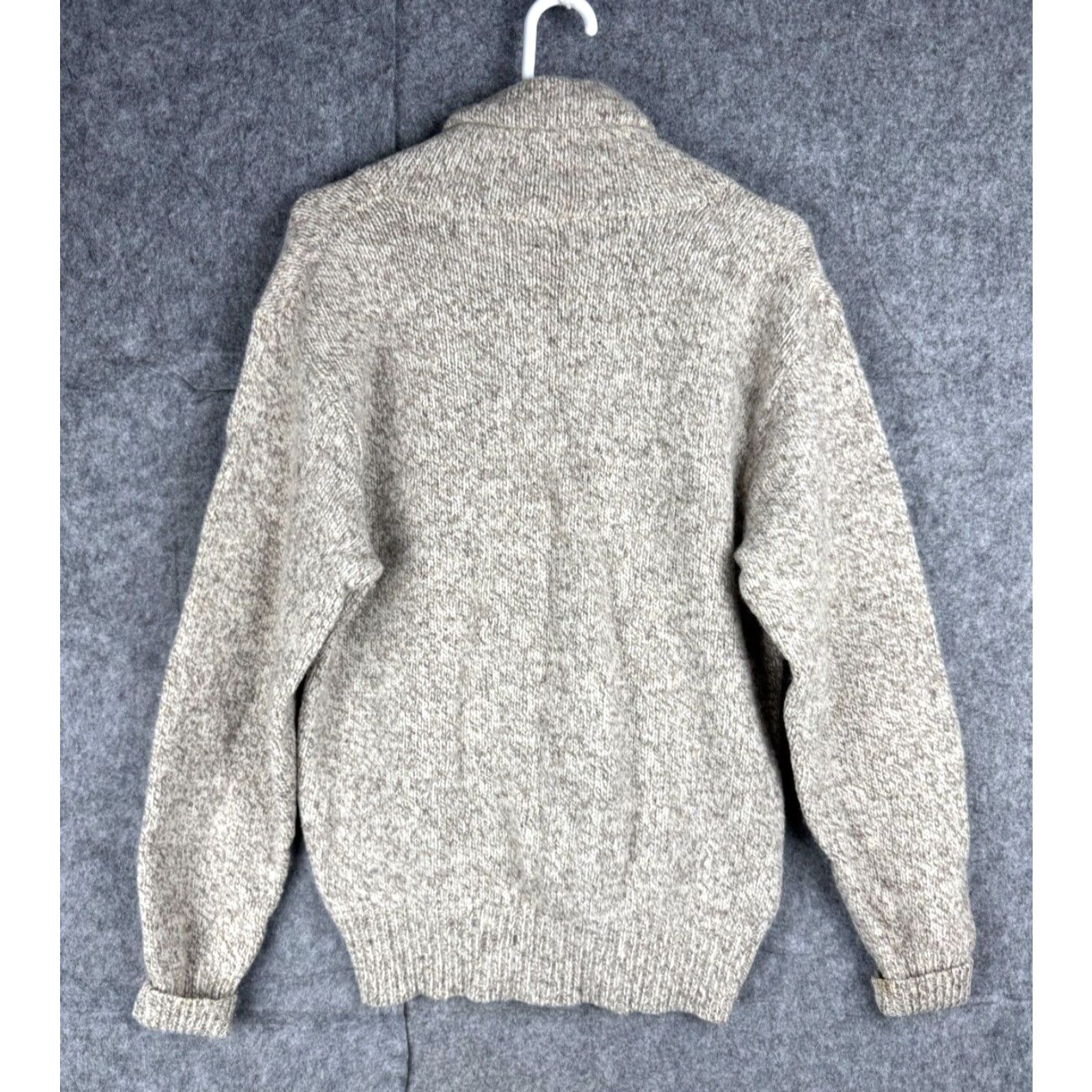 Vintage VINTAGE L.L. Bean Sweater Men’s Large Pullover Cowl Neck Wool Blend Beige Made USA 2563 Mens Size US L / EU 52-54 / 3 - 2 Thumbnail