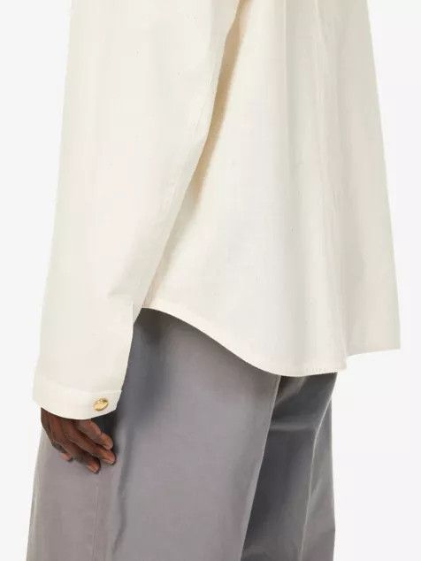 Thom Browne o1h1sh10525 Utility Patch Pocket Shirt in White Size US XL / EU 56 / 4 - 5 Thumbnail
