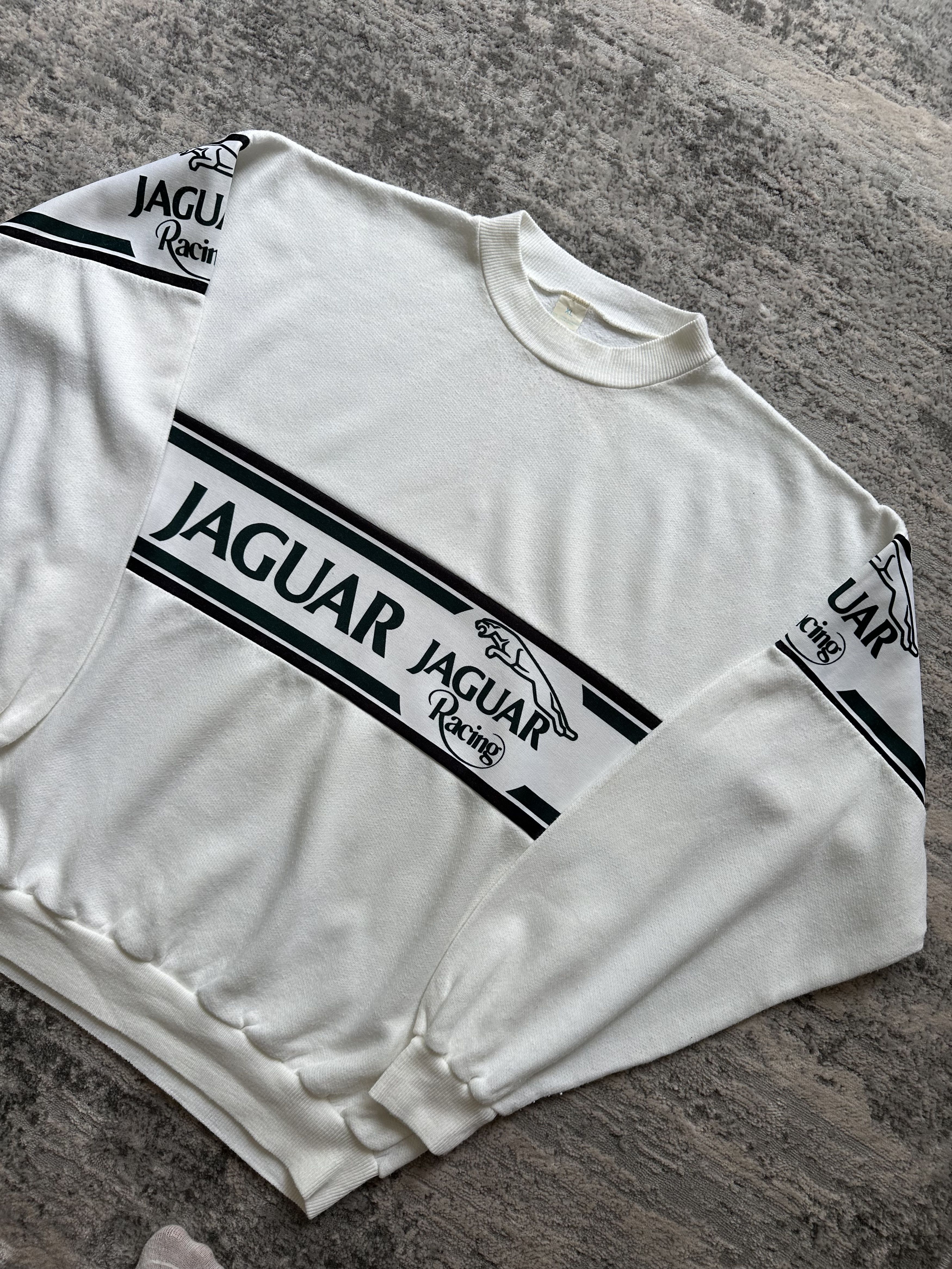 Vintage Jaguar racing vintage sweatshirt Size US XL / EU 56 / 4 - 4 Thumbnail