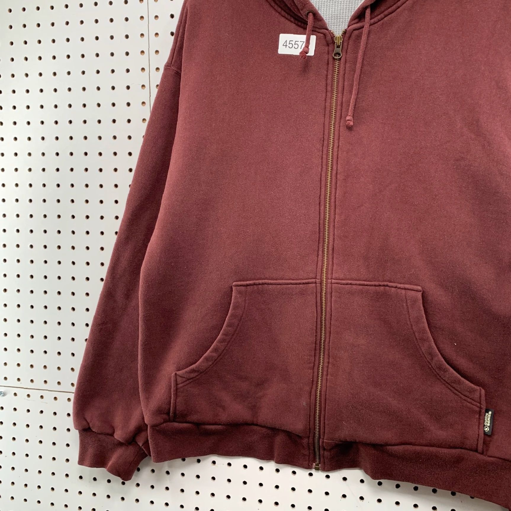Vintage VINTAGE Gander Mountain Hoodie Mens Large Gray Maroon Thermal Lined Hooded Size US L / EU 52-54 / 3 - 3 Thumbnail