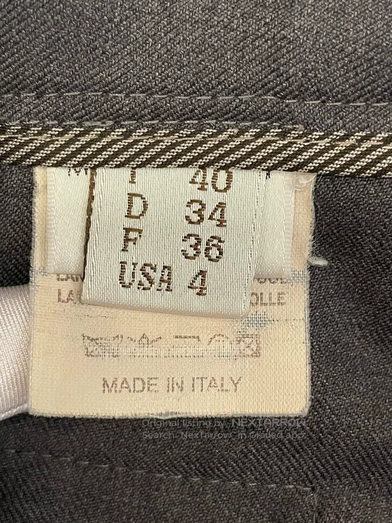 Brunello Cucinelli Brunello Cucinelli Black Grey Wool Casual Long Trousers Size 26" / US 2 / IT 38 - 5 Thumbnail