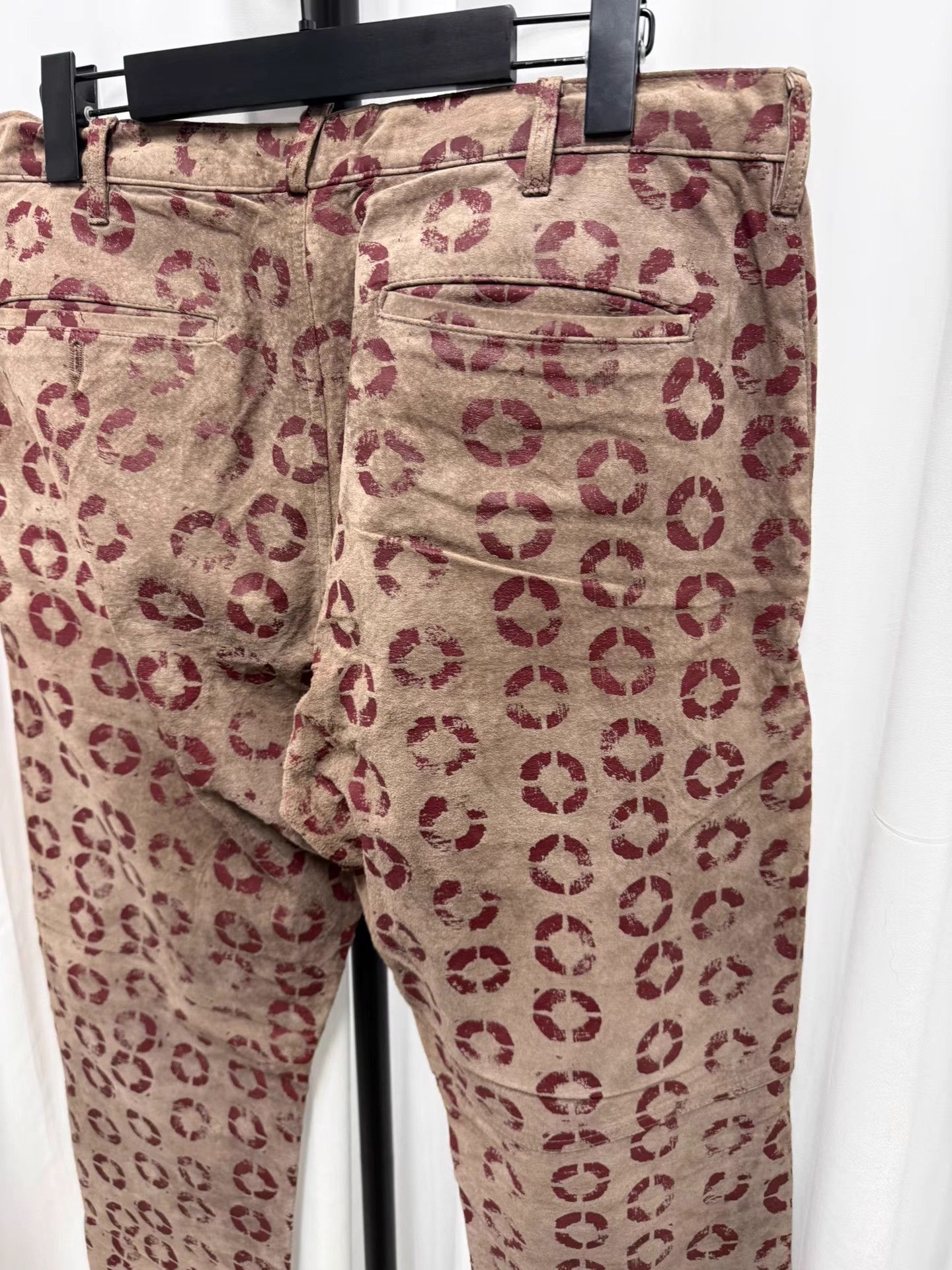 Comme des Garcons Homme Plus Comme des garcons homme plus Suede Lip Print Pants K20 Size US 35 - 7 Thumbnail