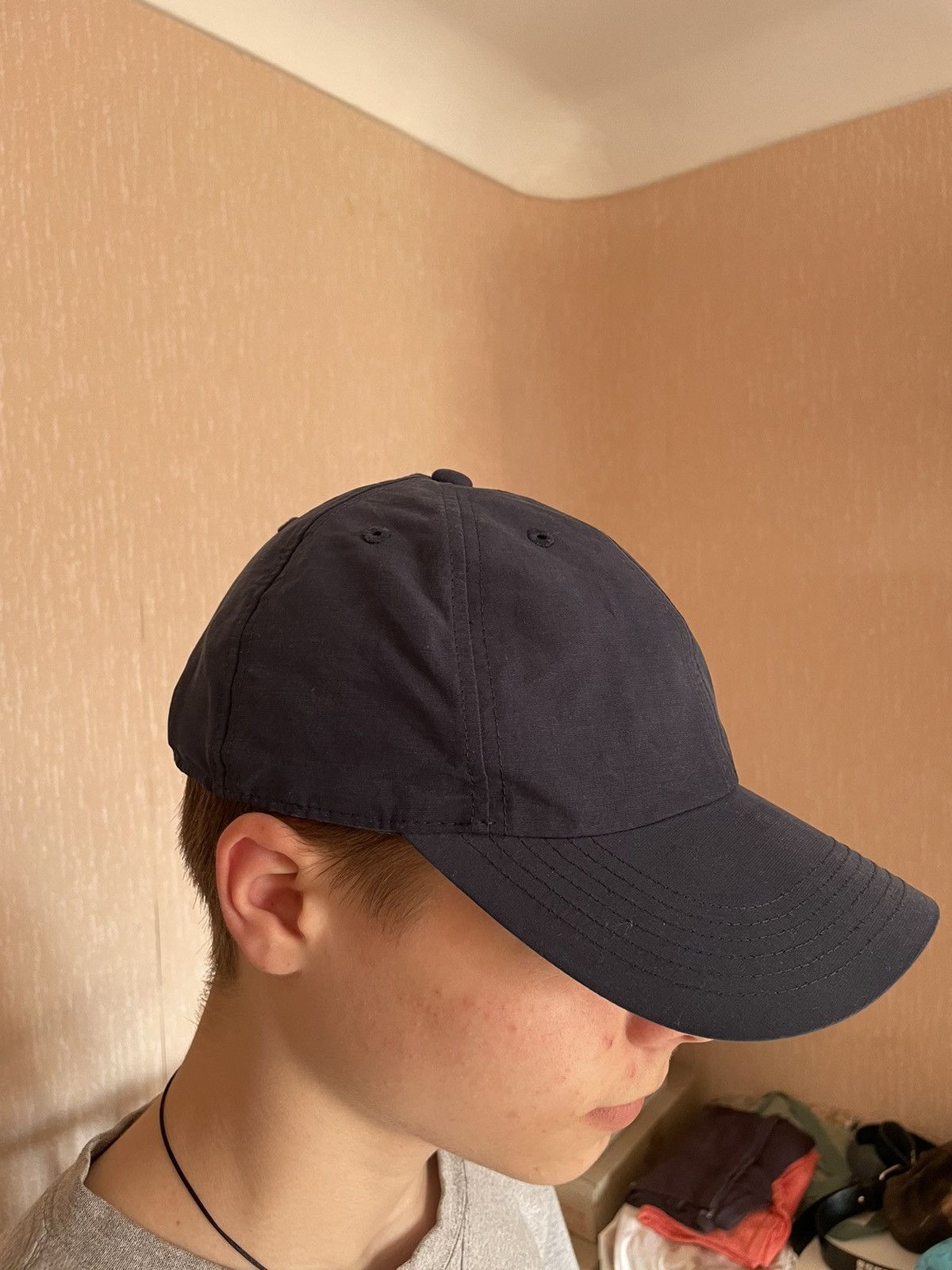 Nike × Vintage Vintage Nike Metal Swoosh Cap Size ONE SIZE - 4 Thumbnail