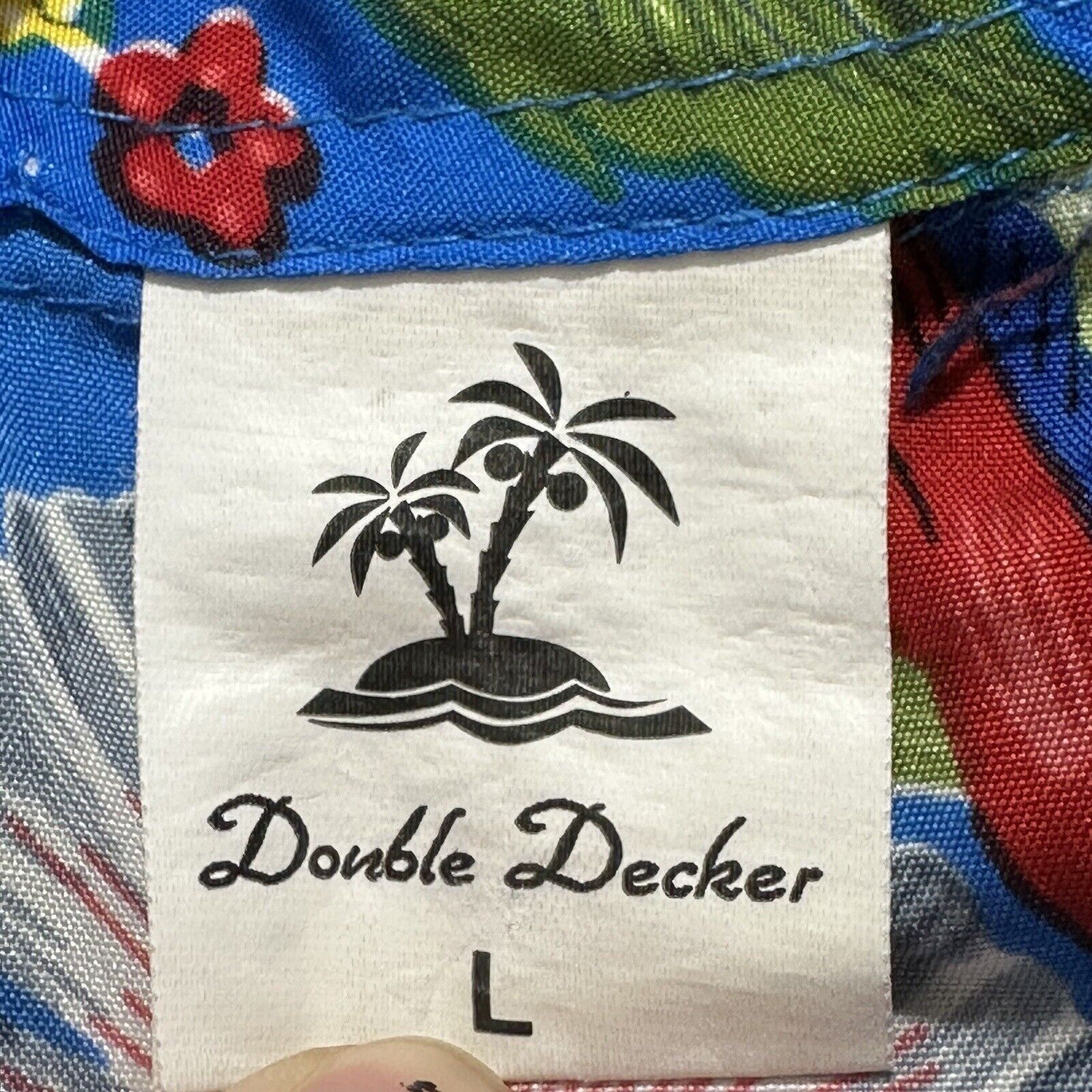 Other Double Decker Large Hawaiian Button Up Shirt Cockatoo Birds Size US L / EU 52-54 / 3 - 3 Thumbnail