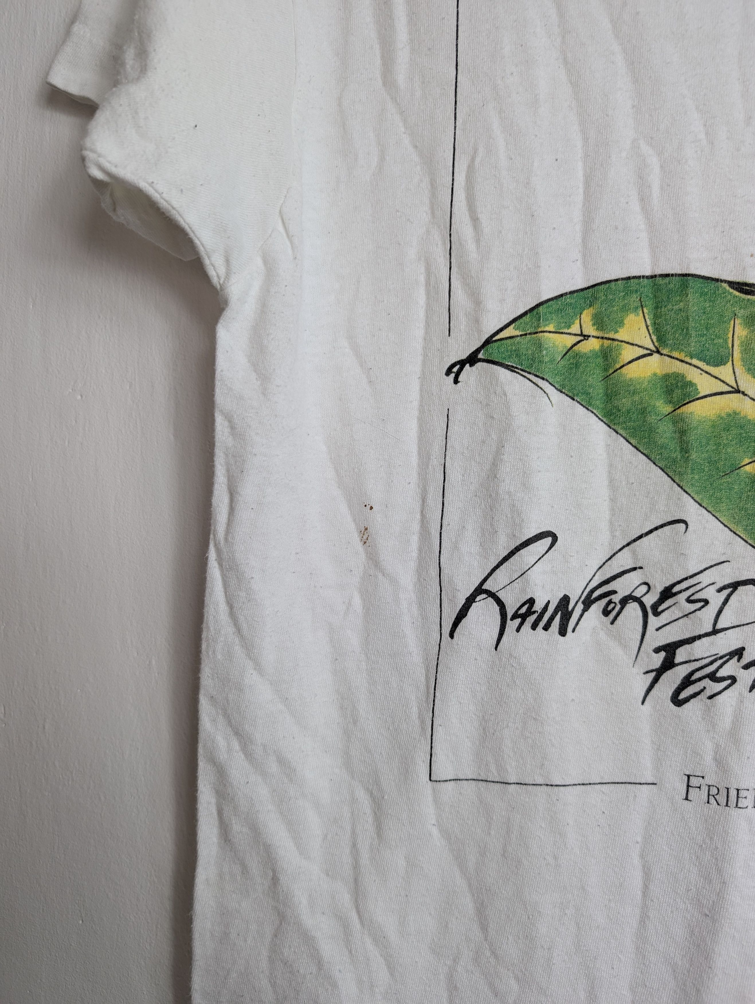 Vintage Vintage 90s Rainforest T-Shirt Screen Stars Single Stitch Size US S / EU 44-46 / 1 - 5 Thumbnail