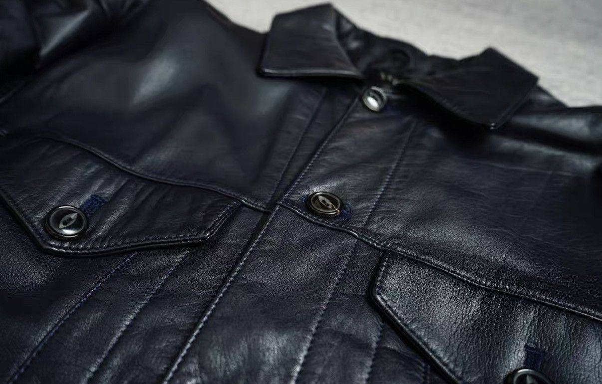 Yohji Yamamoto Yohji Yamamoto Y's Quilted Cowhide Leather Jacket Size US M / EU 48-50 / 2 - 4 Thumbnail