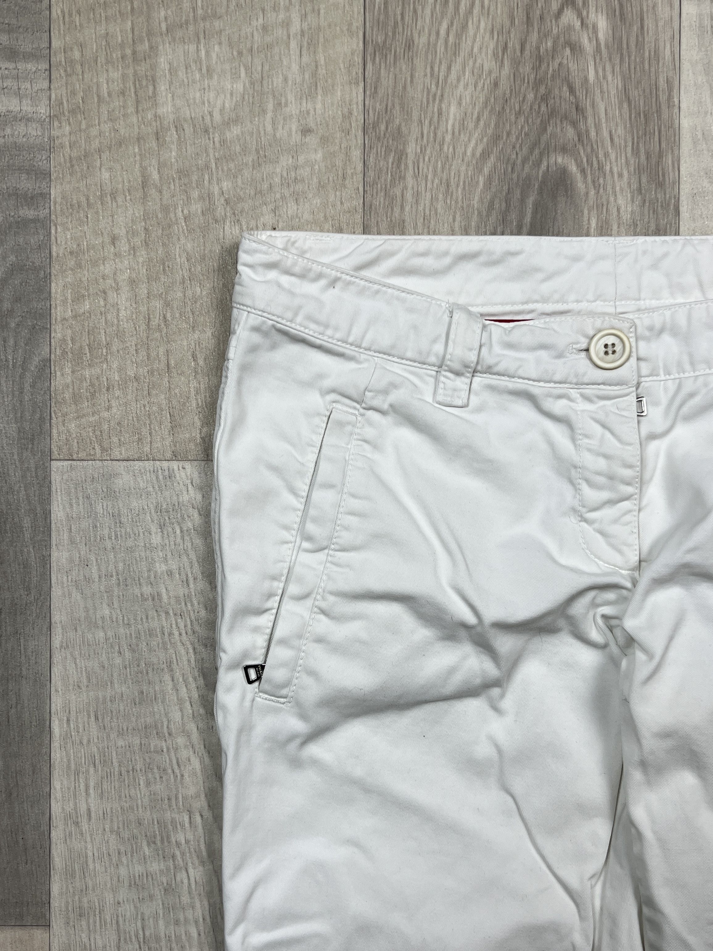 Prada Prada White Cargo Pants (Y0260) Size 28" / US 6 / IT 42 - 2 Thumbnail