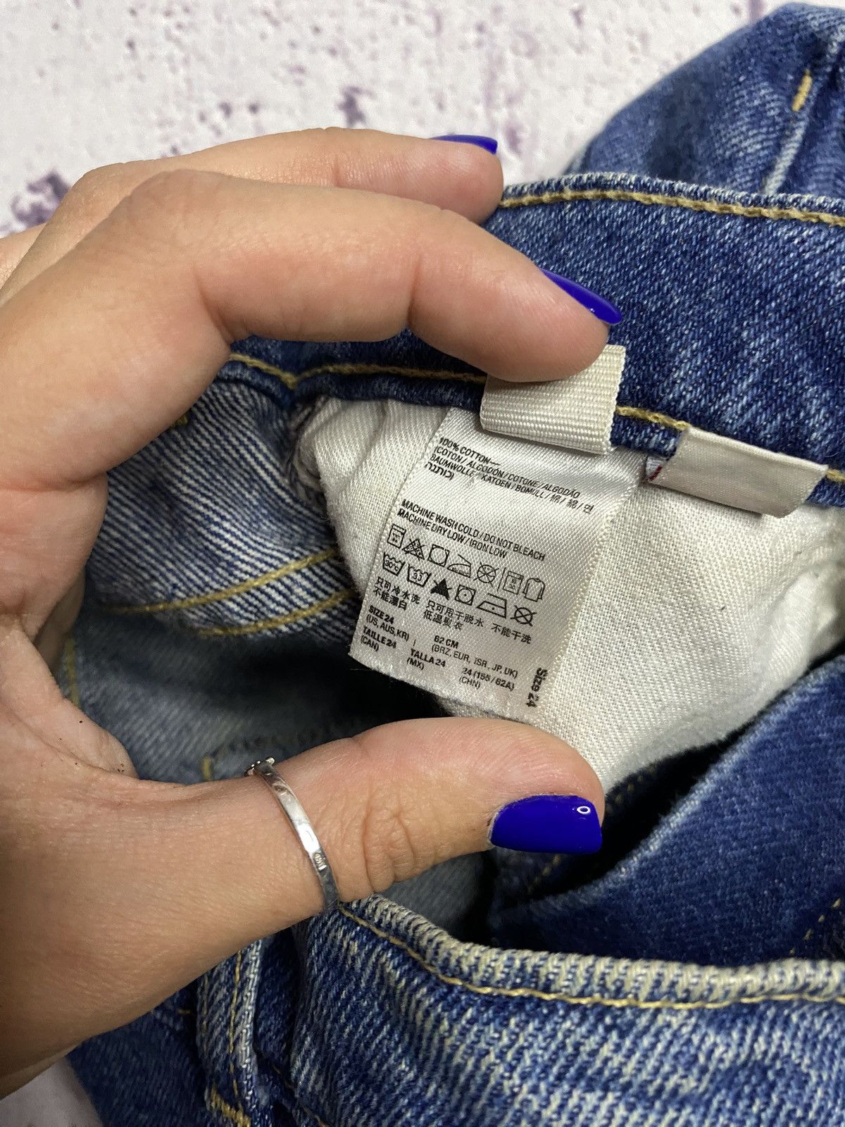 American Apparel Womens Shorts American Apparel japanase brand y2k blue Size 24" / US 00 / IT 34 - 9 Thumbnail