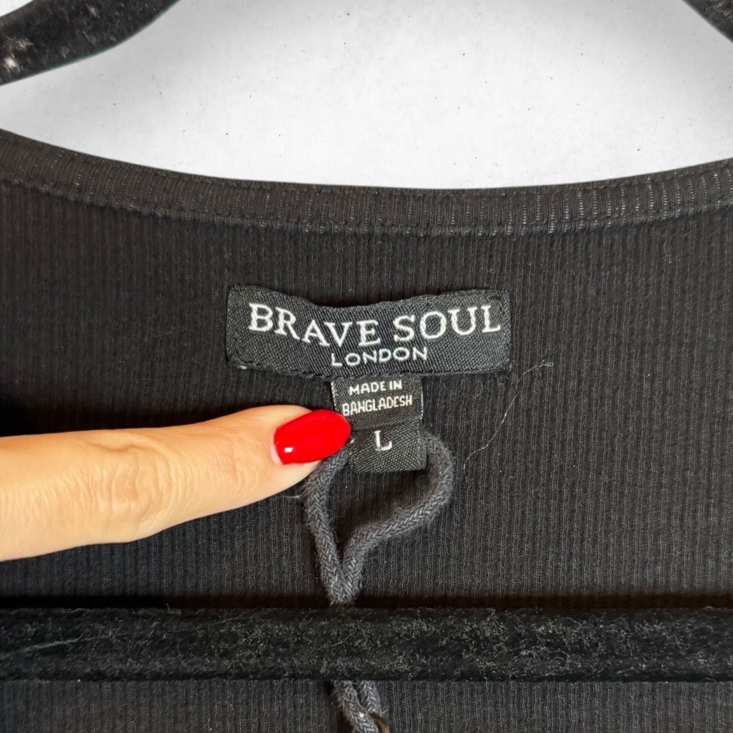 Brave Soul Brave Soul London Drawstring Front Crop Top Women's Size L Size L / US 10 / IT 46 - 4 Thumbnail