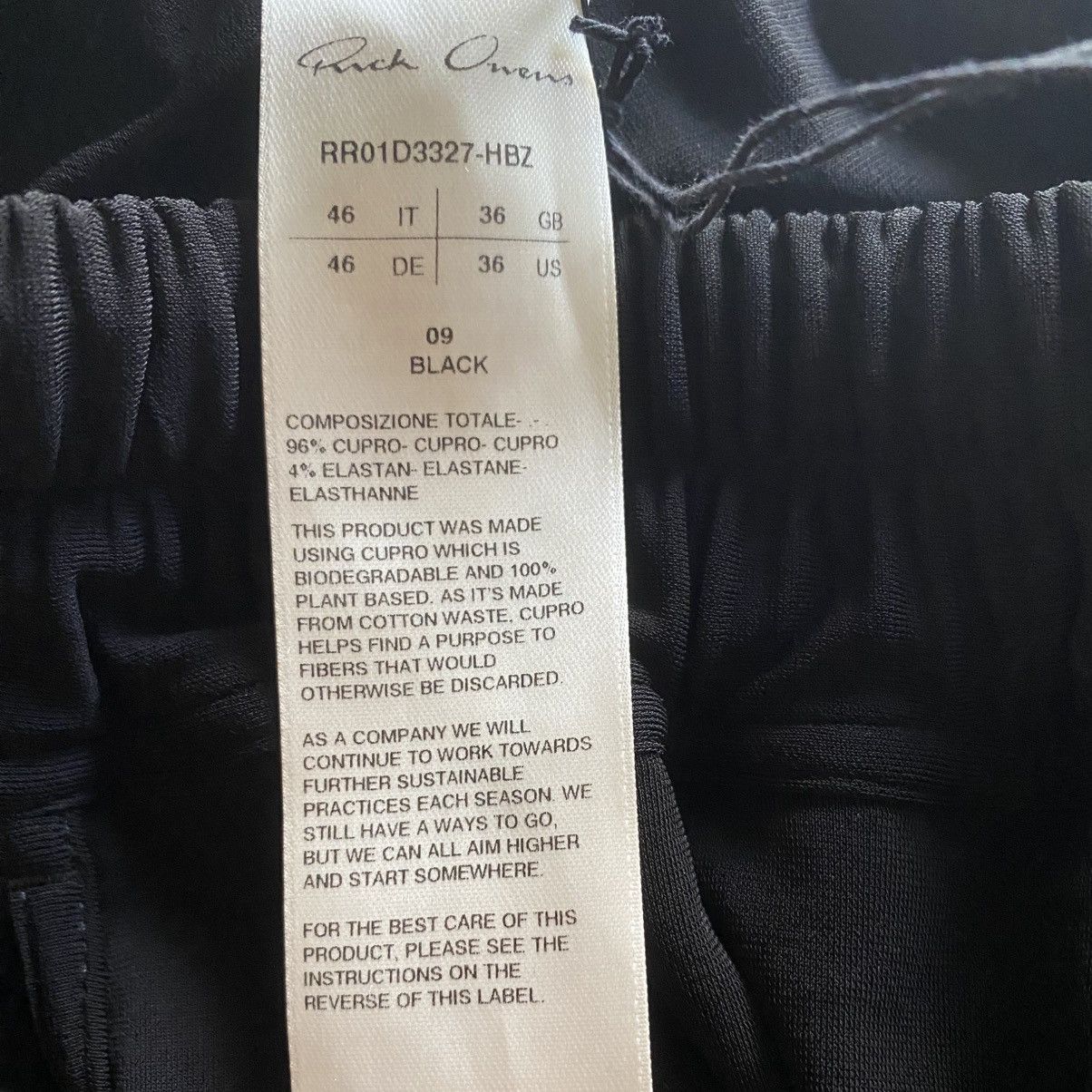 Rick Owens NWT Rick Owens S/S24 Lido Cupro Track Pants Size US 30 / EU 46 - 10 Thumbnail