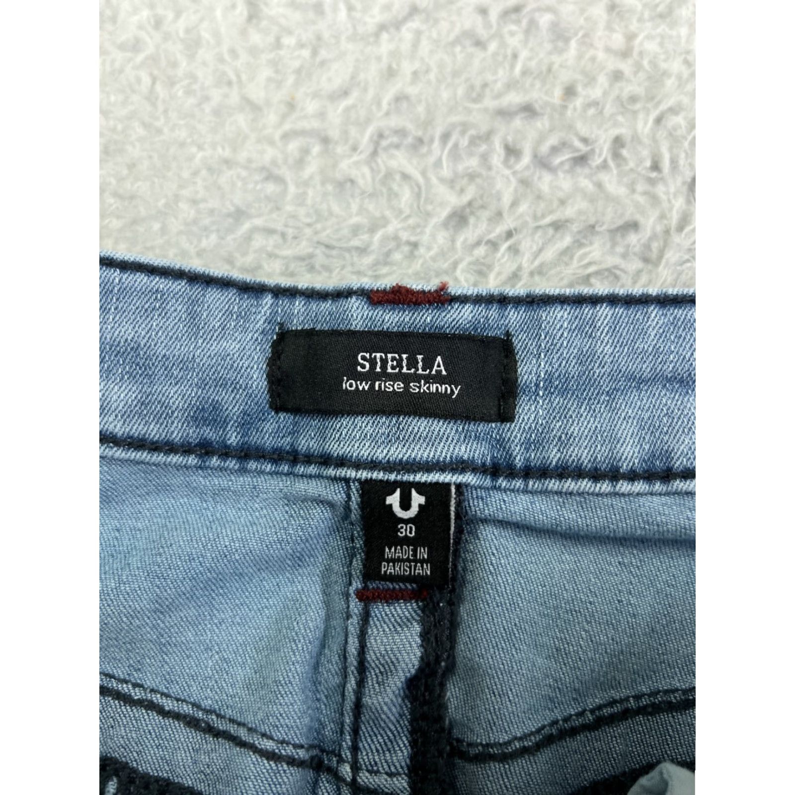 True Religion True Religion Jeans Women Skinny Denim 30 Blue Distressed Size 30" / US 8 / IT 44 - 6 Thumbnail