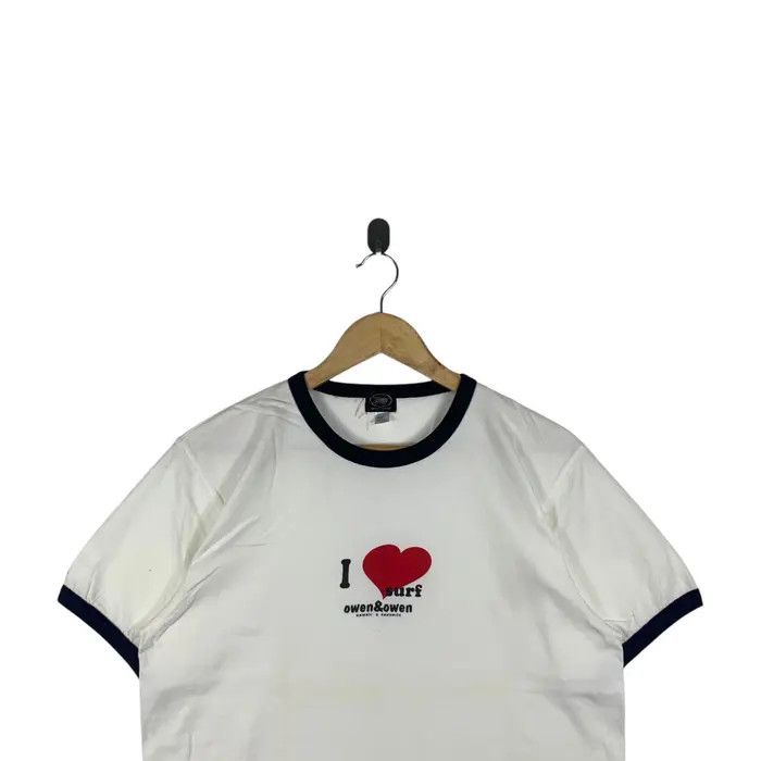 Vintage Vintage OWEN ON OWEN Hawaii Favourite Surf Ringer Tee Shirt Size M / US 6-8 / IT 42-44 - 2 Thumbnail