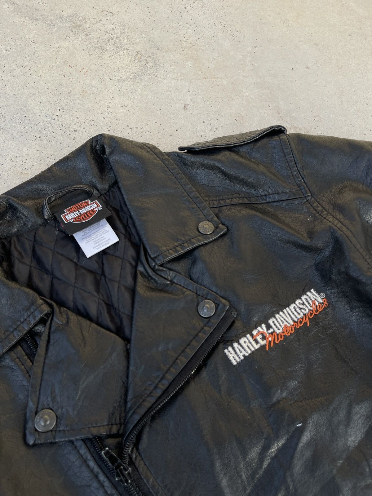 Harley Davidson Harley Davidson Y2K Moto Racing Leather Jacket Size US S / EU 44-46 / 1 - 9 Thumbnail