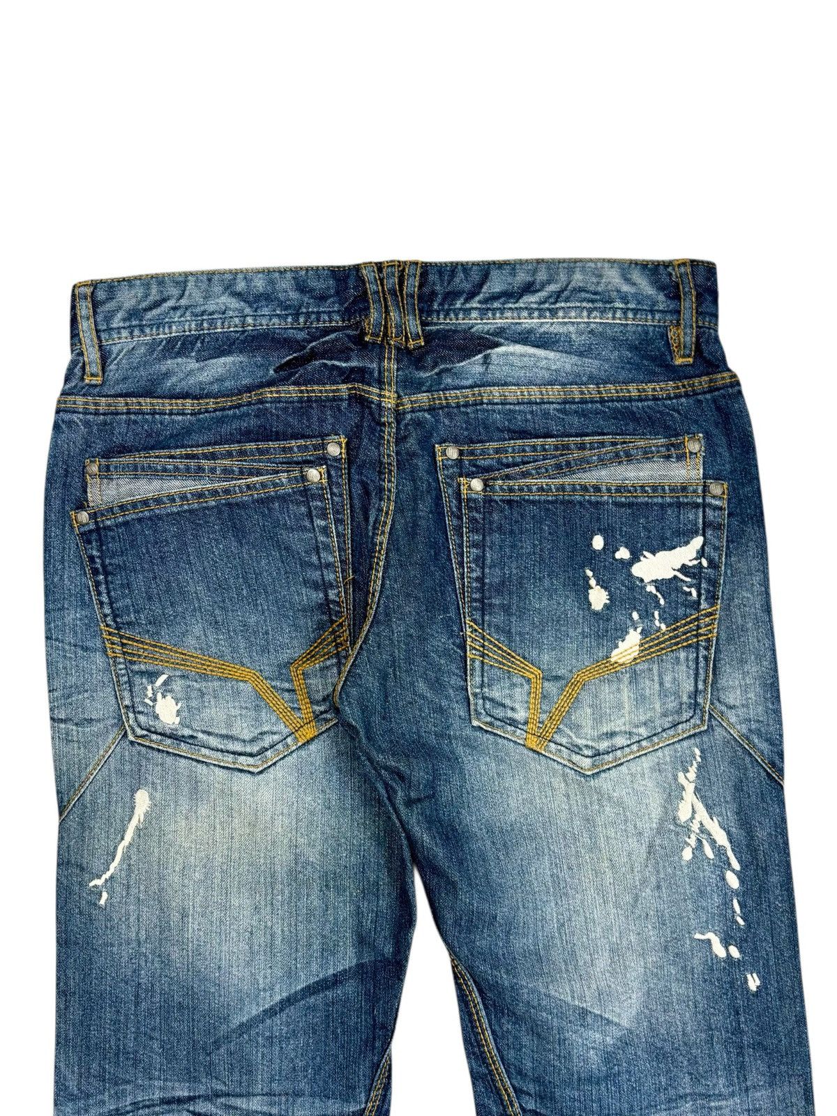 Isamu Katayama Backlash 2000s Hideway Nicole - Flared Whisker Denim Pants Size US 29 - 7 Thumbnail